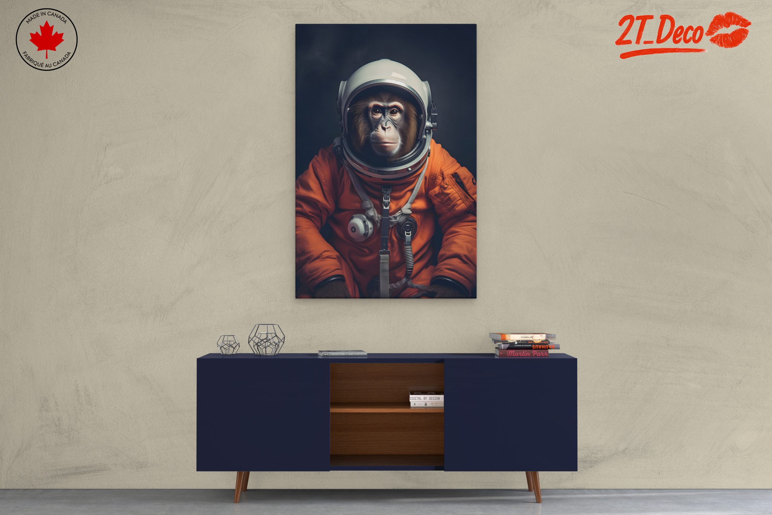 Monkey Astronaut in Space Suit - Image 3