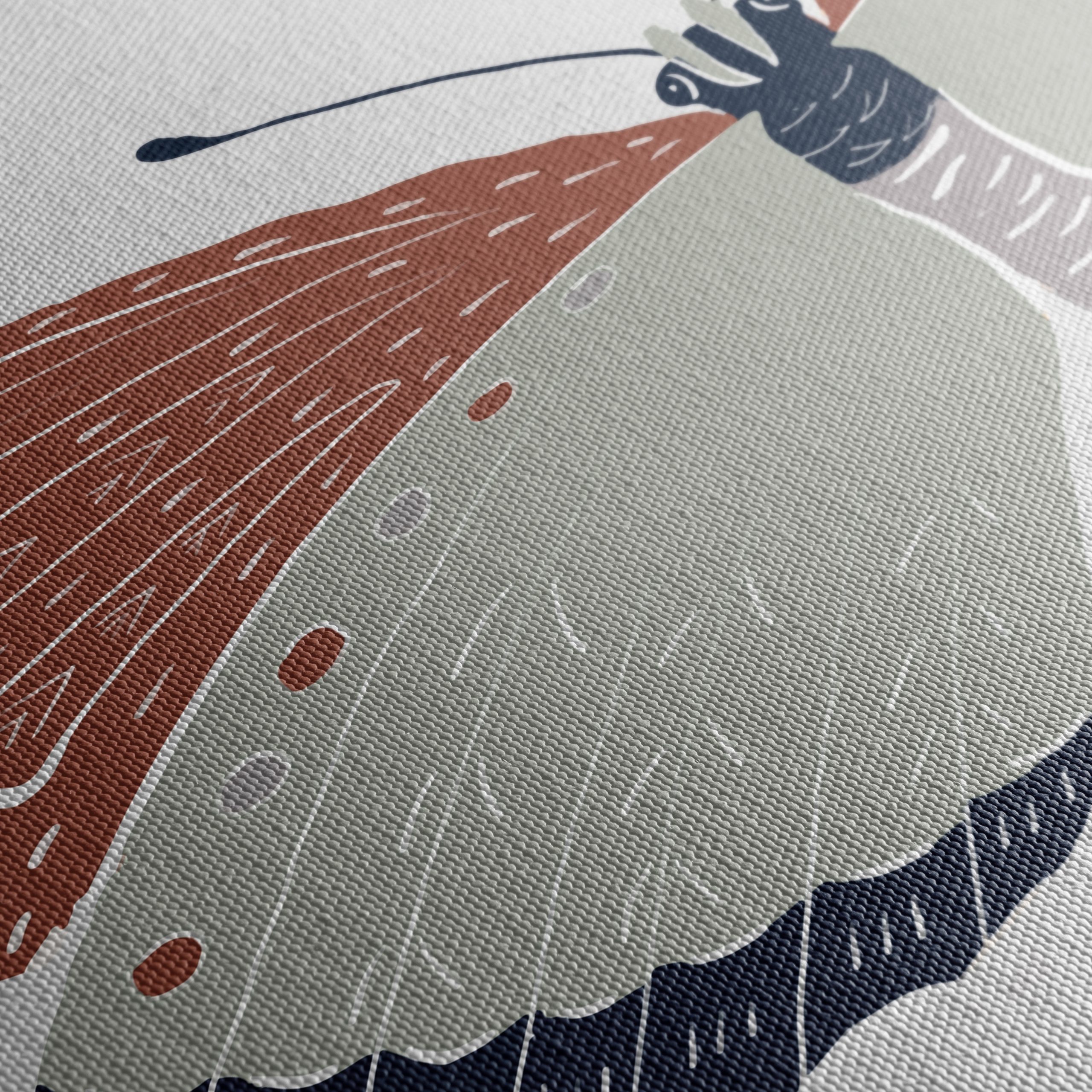 Stylized Butterfly Illustration with Earthy Tones - Image 5