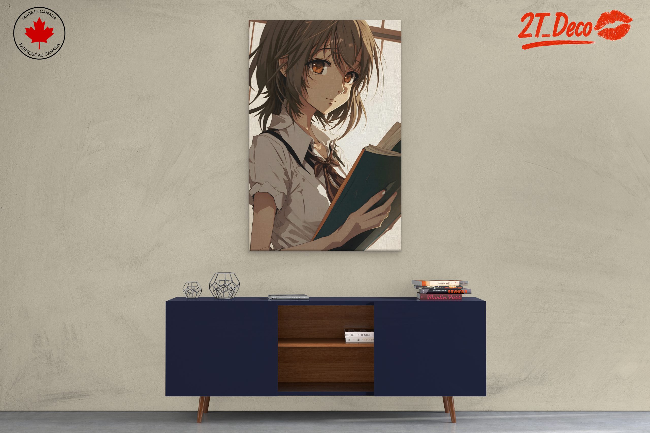 Character from Anime Your Name Holding a Book - Image 3