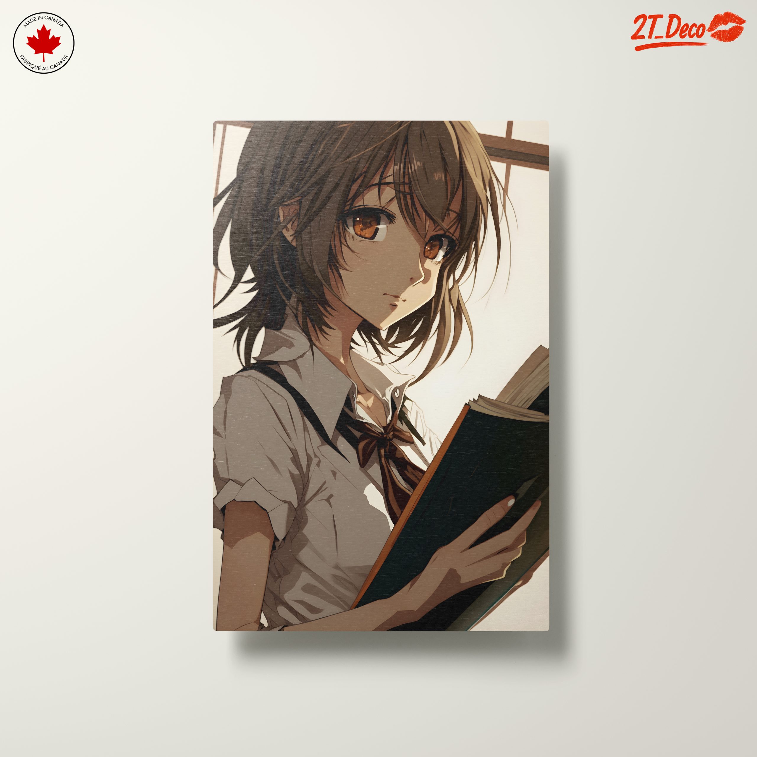 Character from Anime Your Name Holding a Book - Image 10