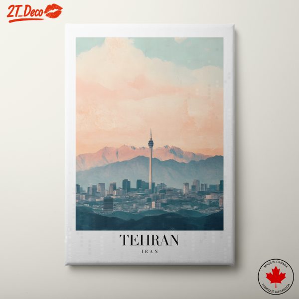 Tehran Cityscape Art