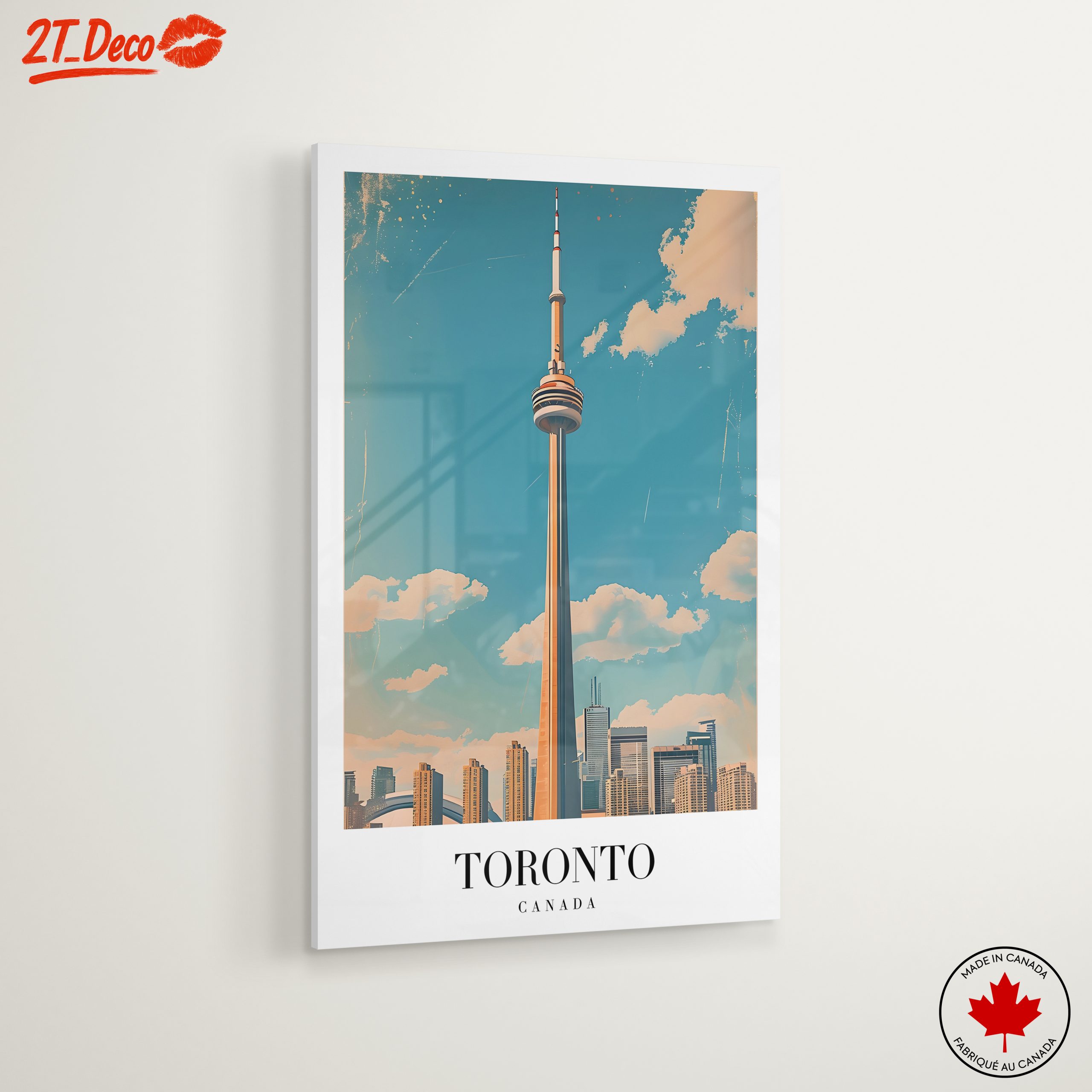 Toronto Skyline Artwork Featuring CN Tower - Image 6