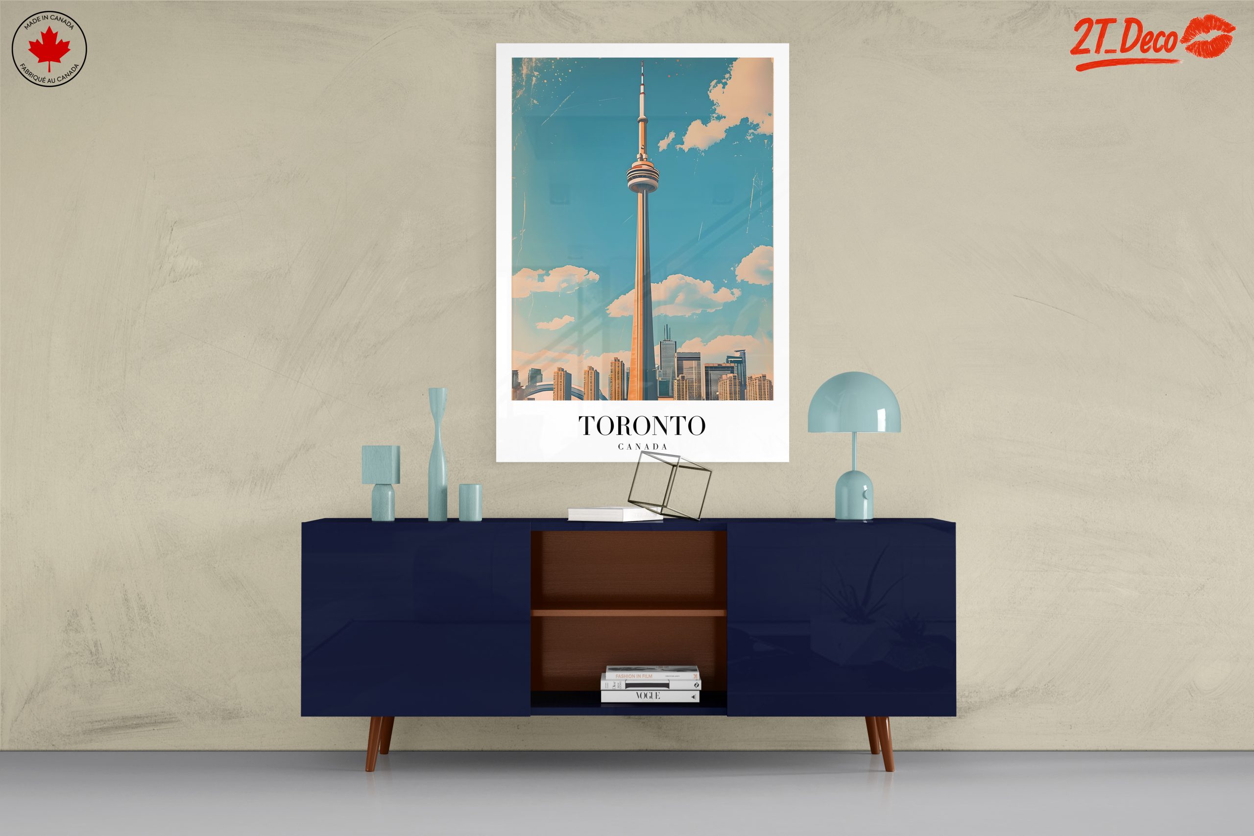 Toronto Skyline Artwork Featuring CN Tower - Image 8