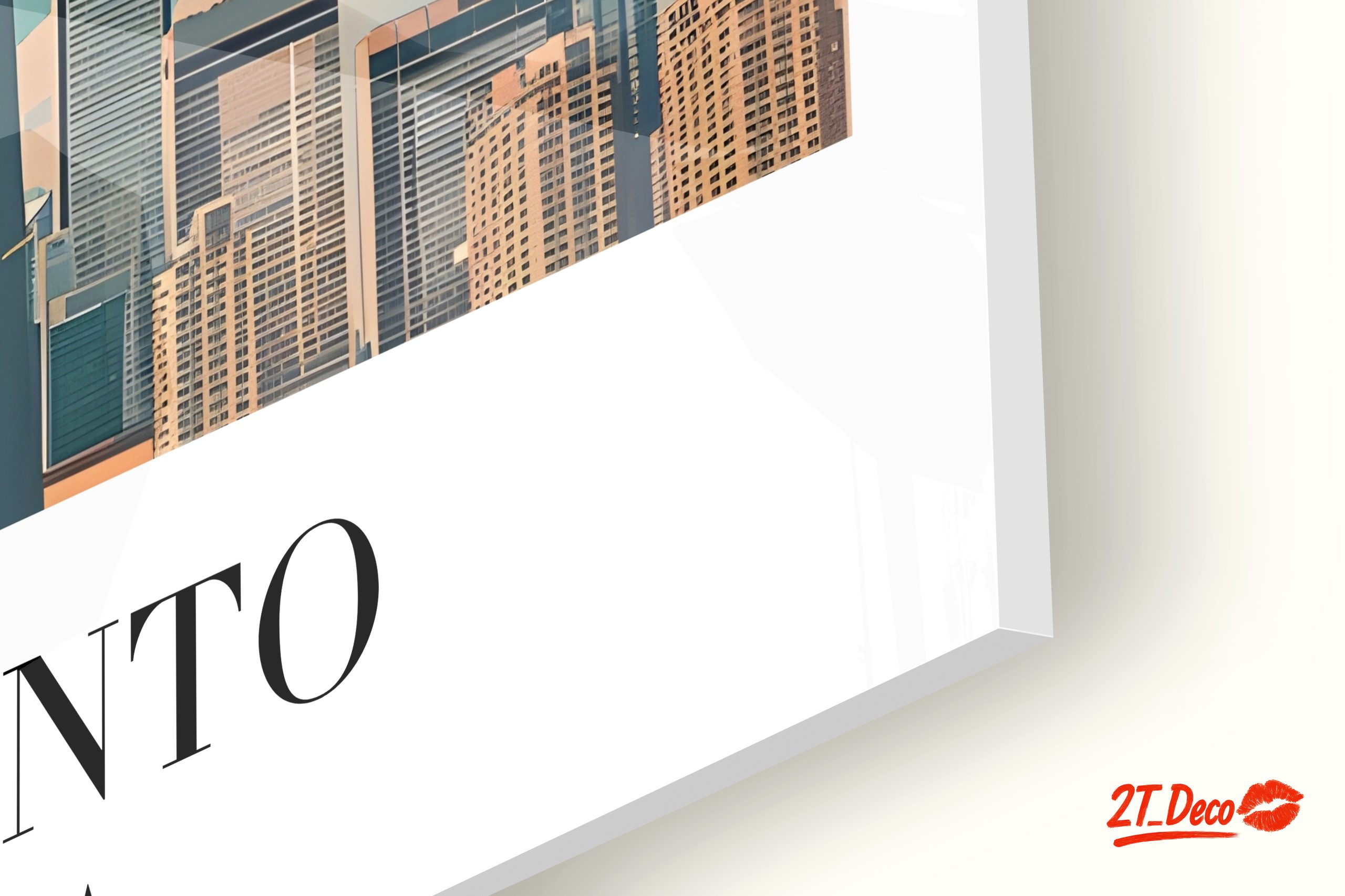 Toronto Skyline Artwork Featuring CN Tower - Image 9