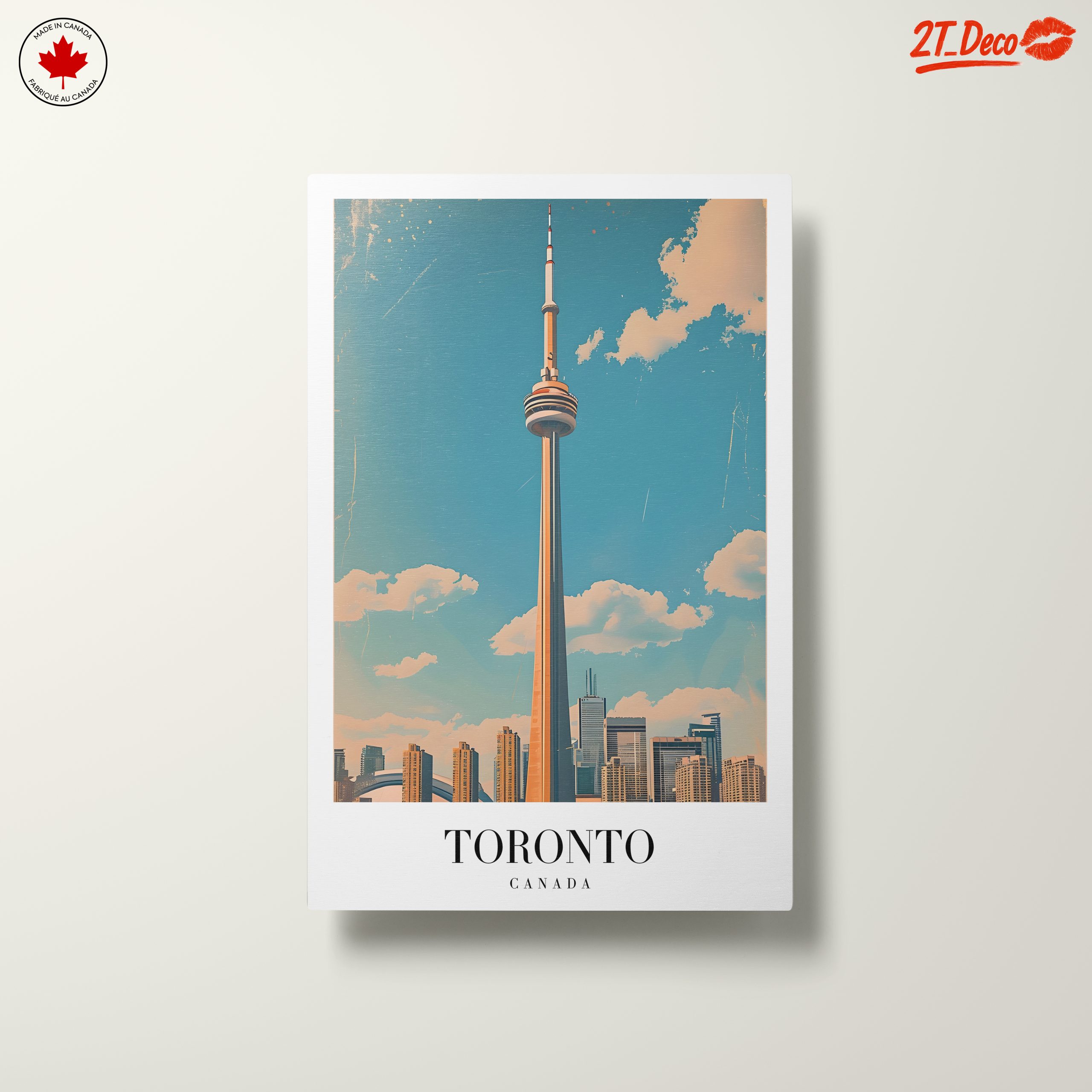 Toronto Skyline Artwork Featuring CN Tower - Image 10