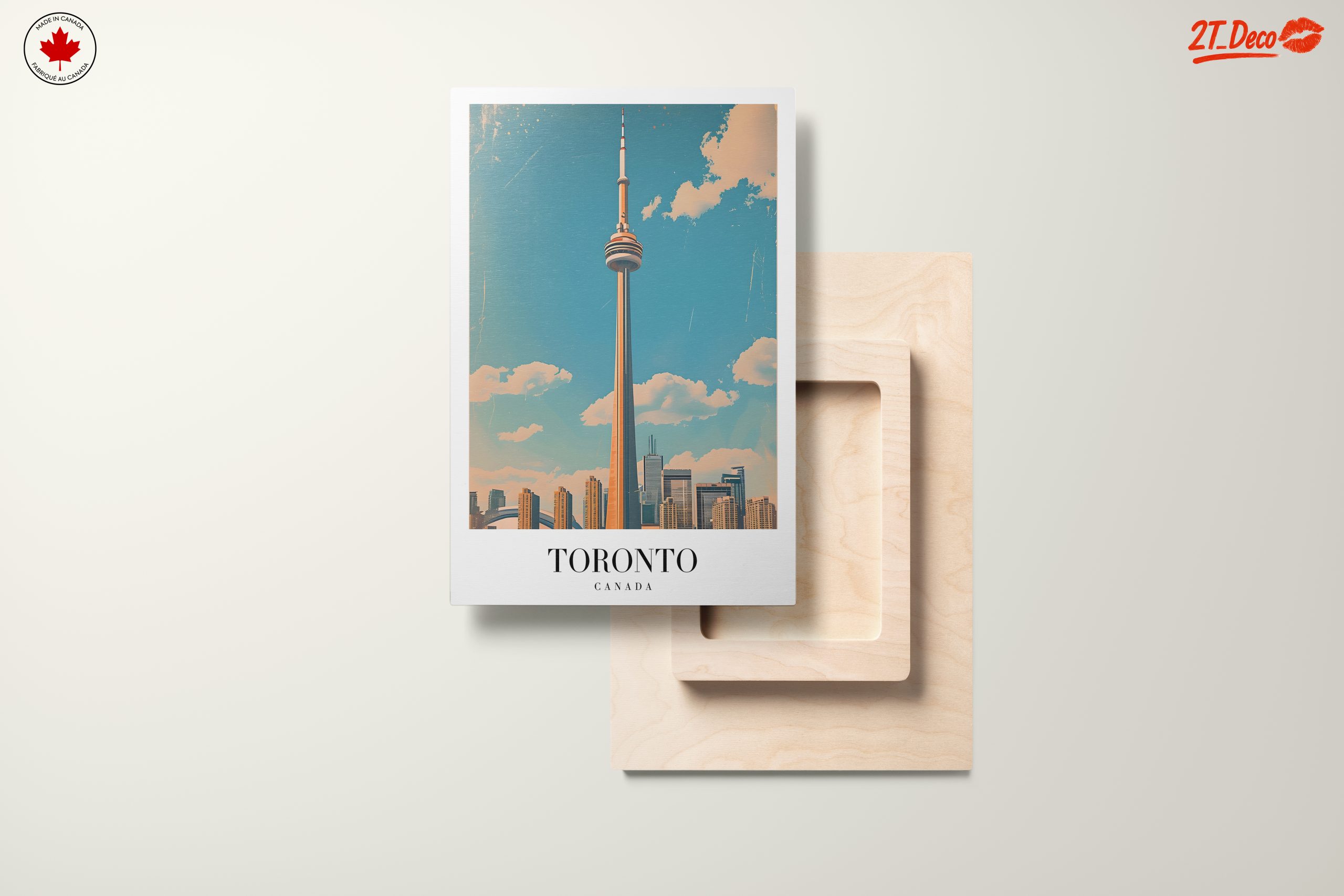 Toronto Skyline Artwork Featuring CN Tower - Image 11