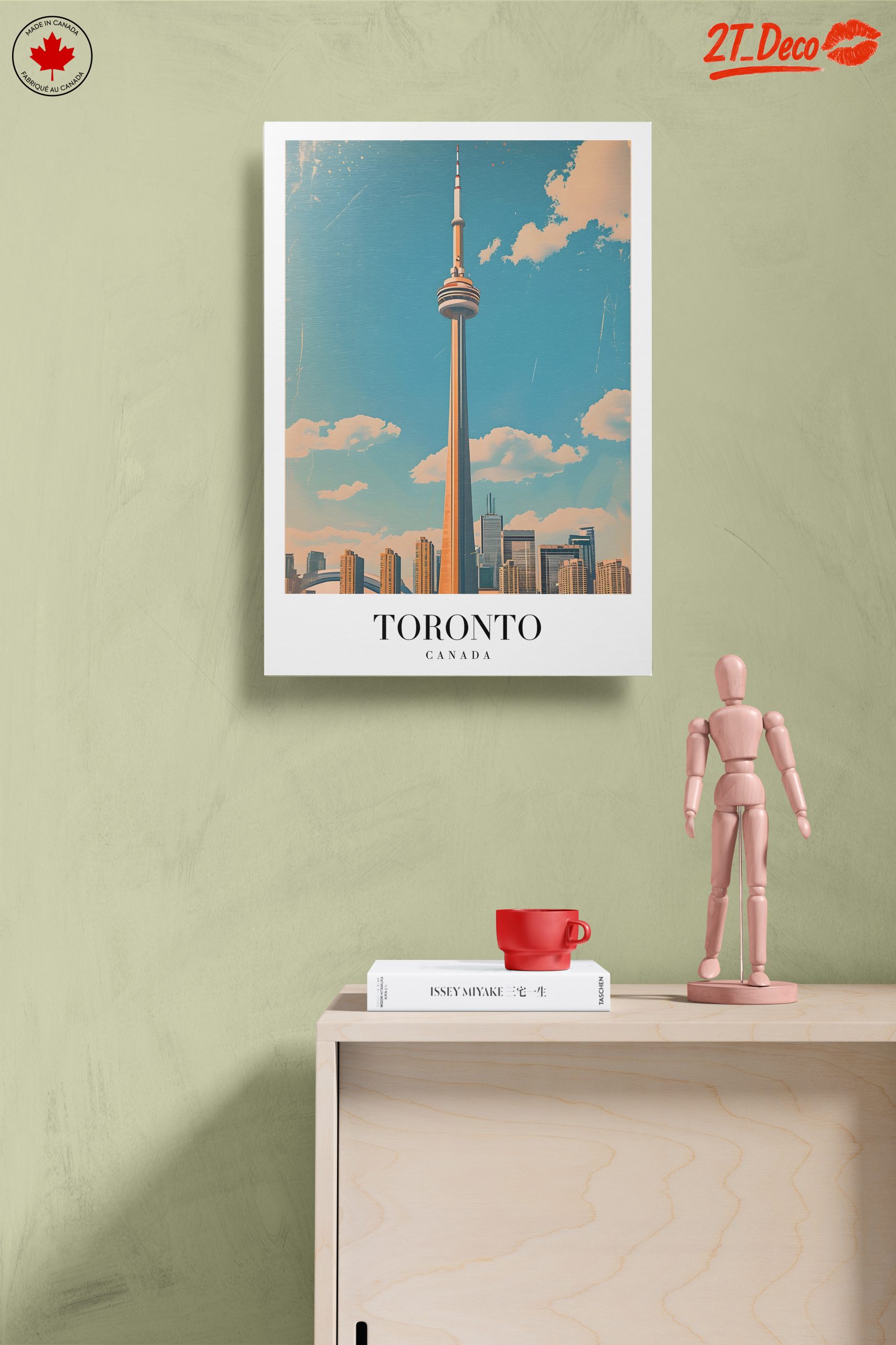 Toronto Skyline Artwork Featuring CN Tower - Image 14