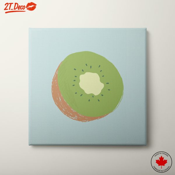 Stylized Kiwi Fruit Art 2