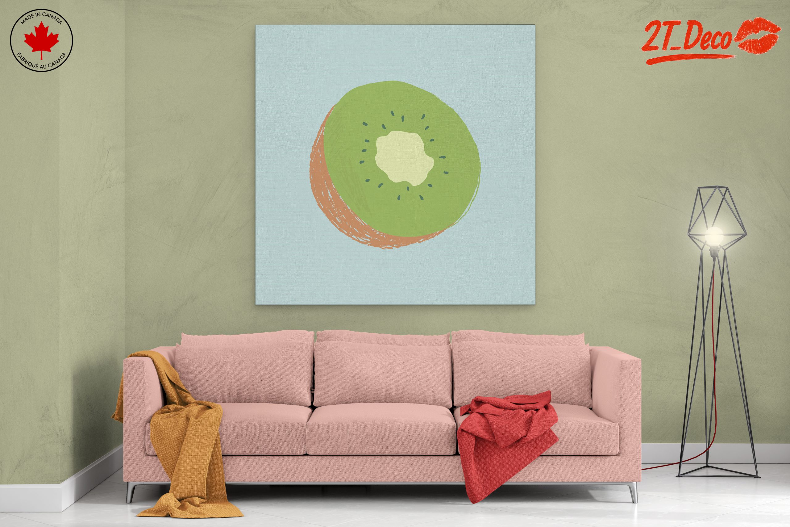 Stylized Kiwi Fruit Art 2 - Image 2