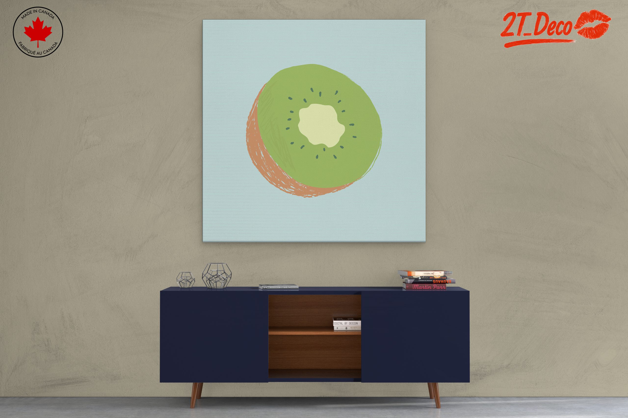 Stylized Kiwi Fruit Art 2 - Image 3