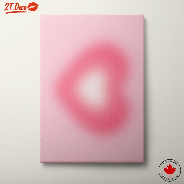 Playful Heart-Shaped Abstract Art