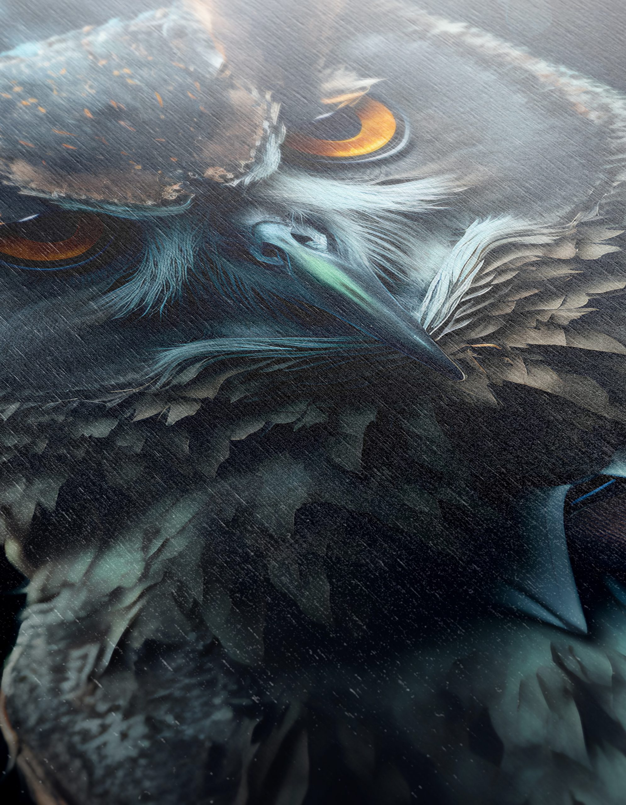 Majestic Owl in a Suit with Smoke - Image 12