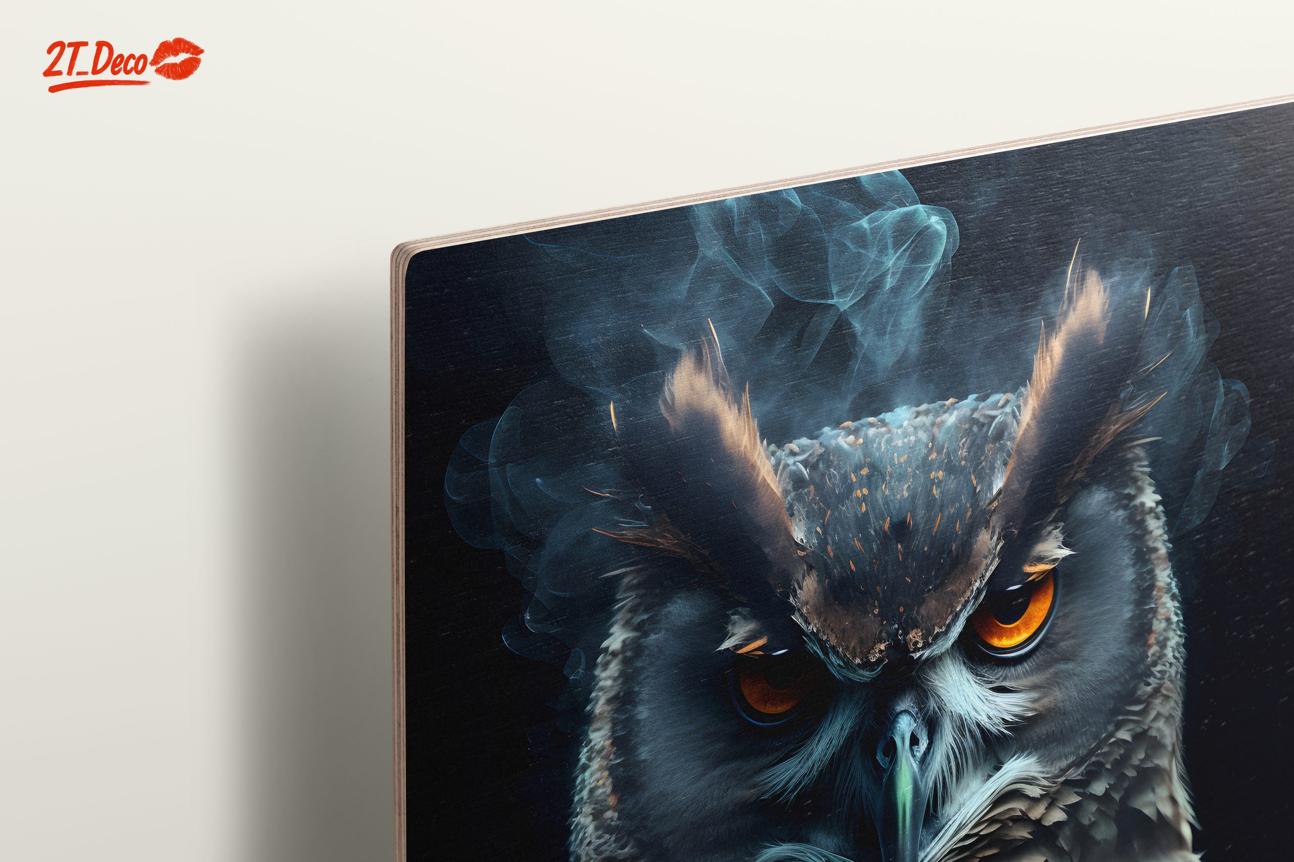 Majestic Owl in a Suit with Smoke - Image 15