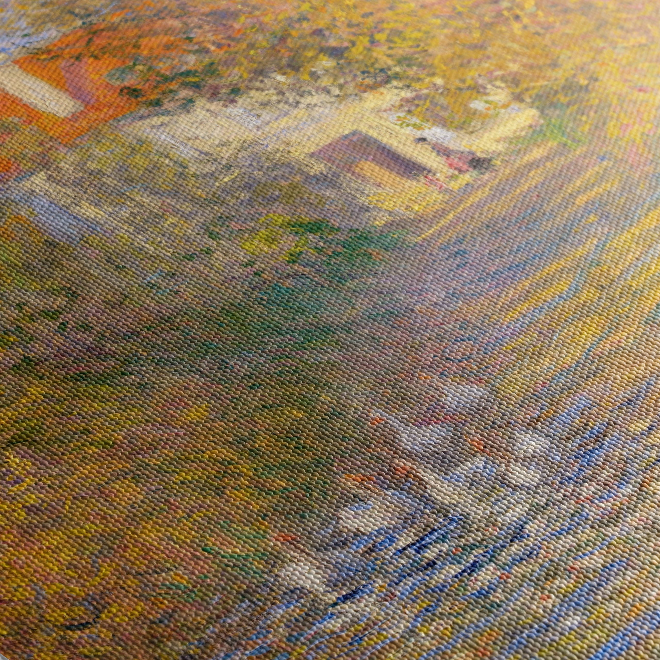 Serene Impressionist Landscape with Ducks 2 - Image 5