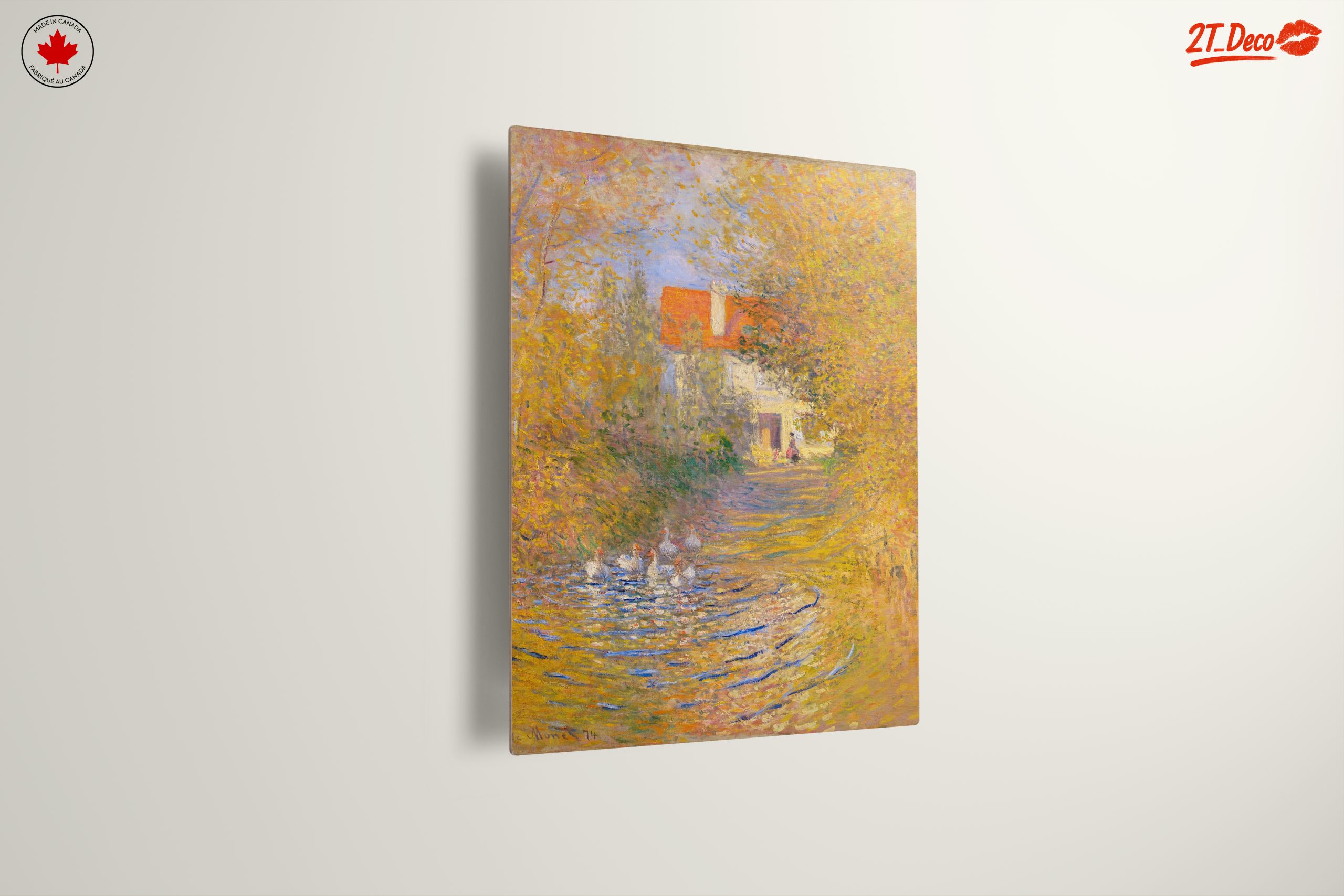 Serene Impressionist Landscape with Ducks 2 - Image 13