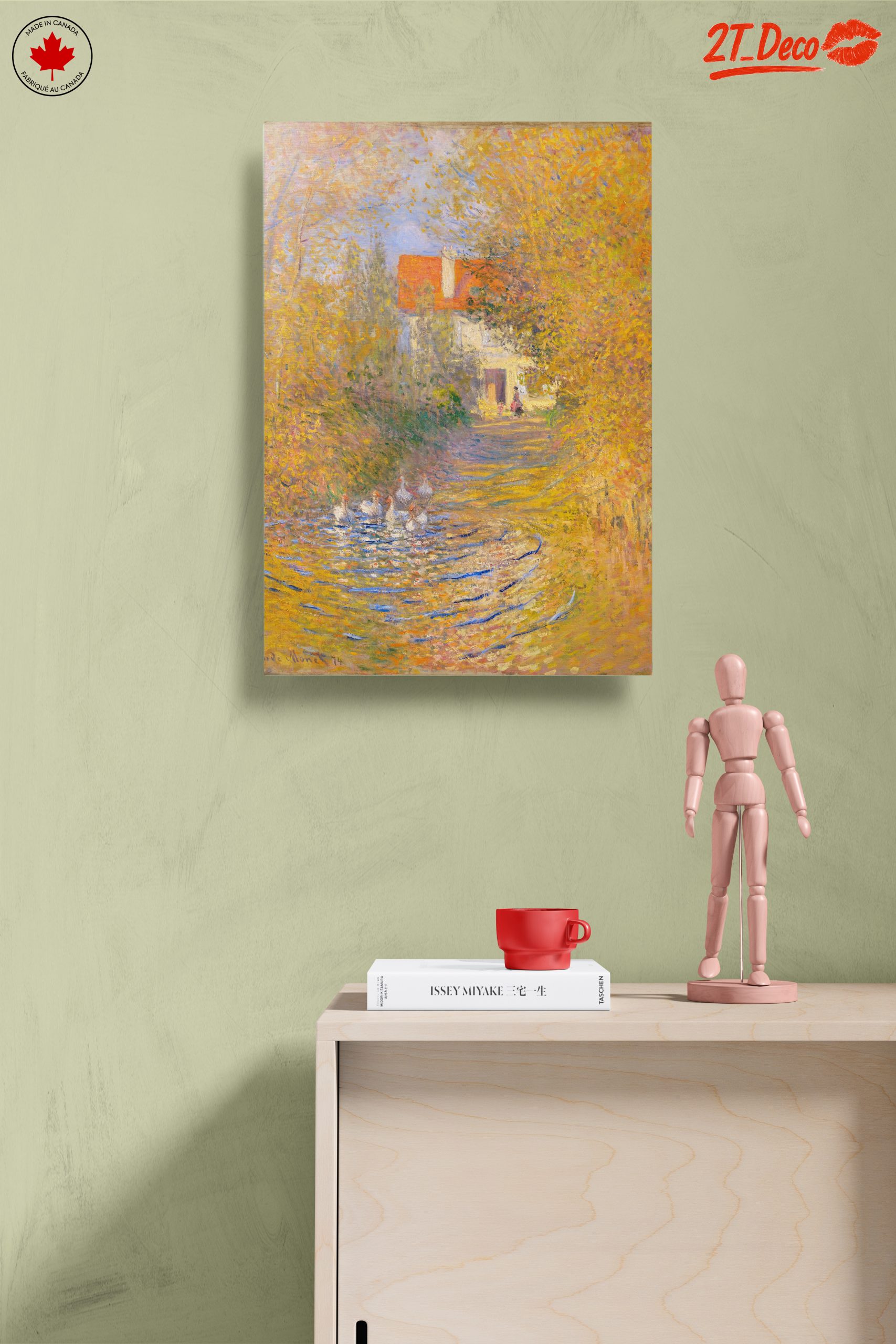 Serene Impressionist Landscape with Ducks 2 - Image 14