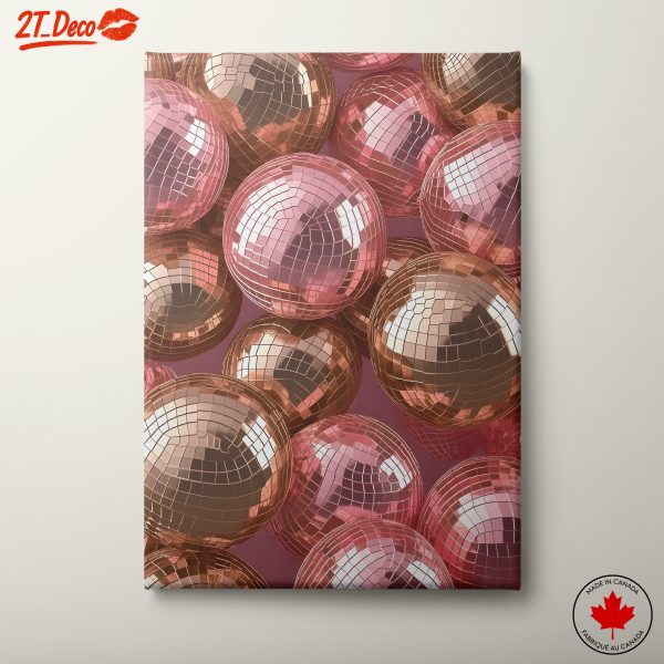 Reflective Disco Balls in Contemporary Pop Art