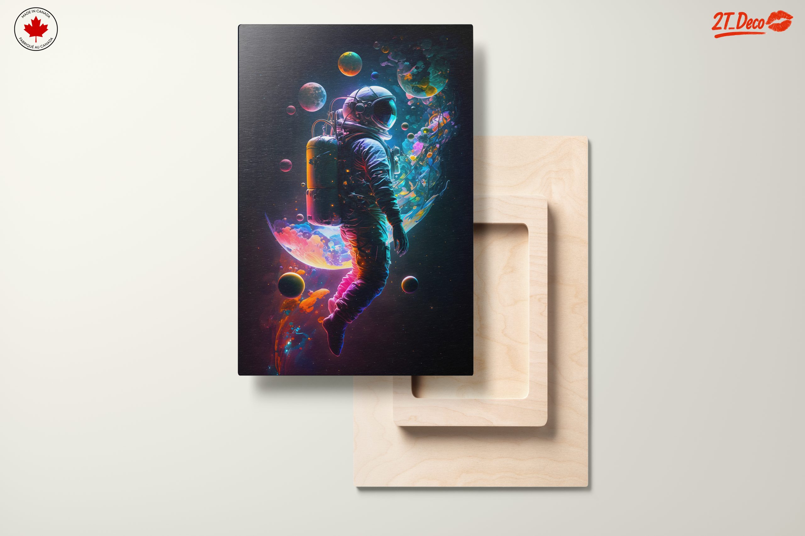 Astronaut in Vibrant Cosmic Space Adventure - Image 11