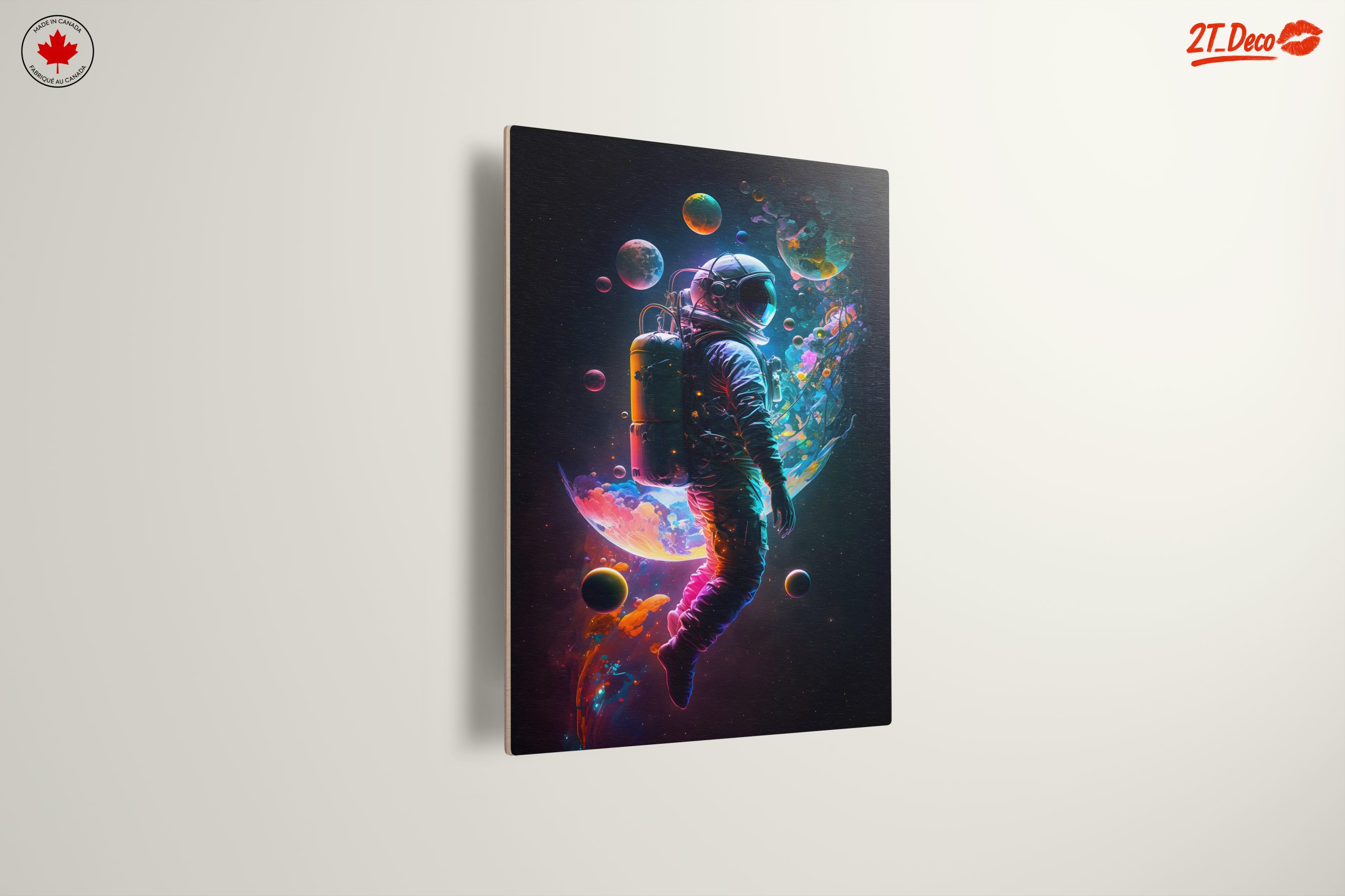 Astronaut in Vibrant Cosmic Space Adventure - Image 13