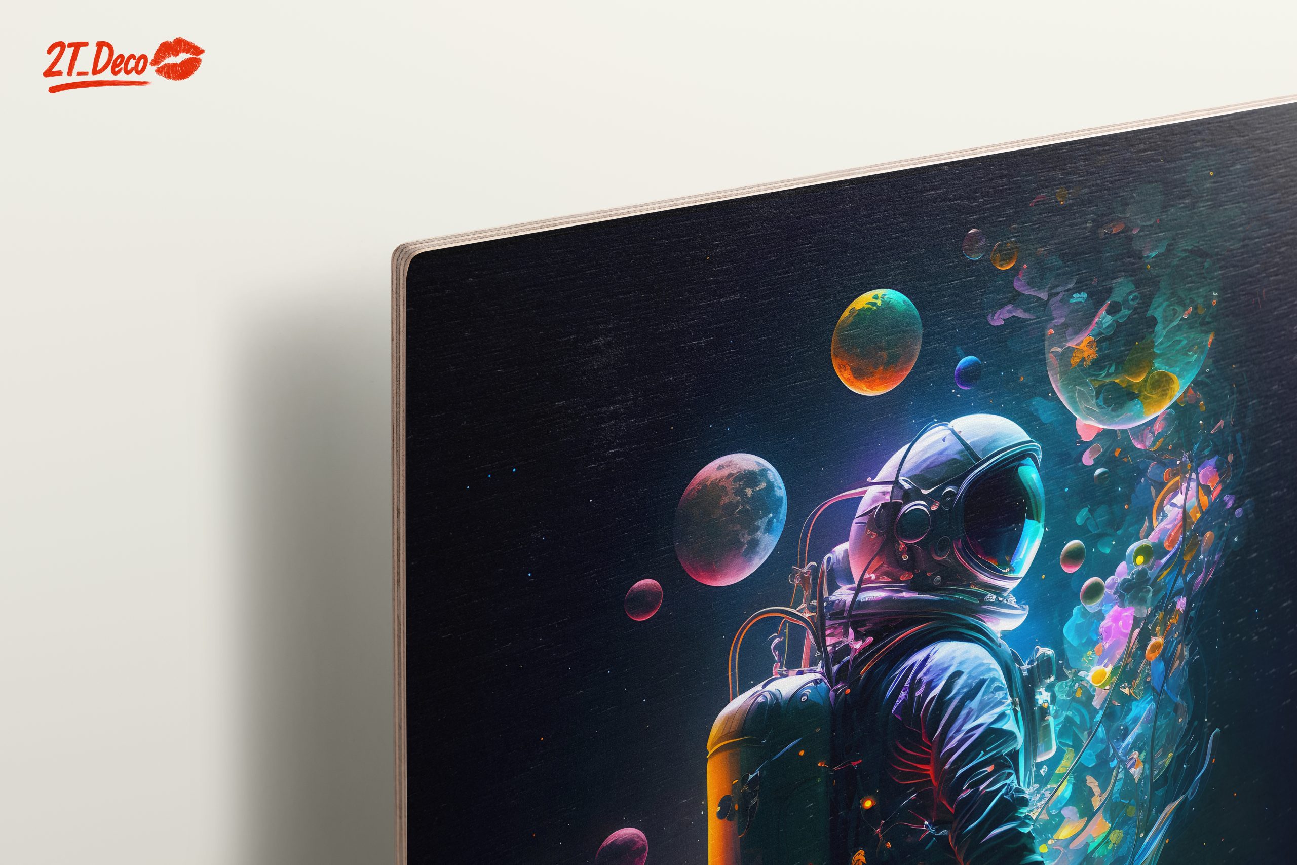 Astronaut in Vibrant Cosmic Space Adventure - Image 15