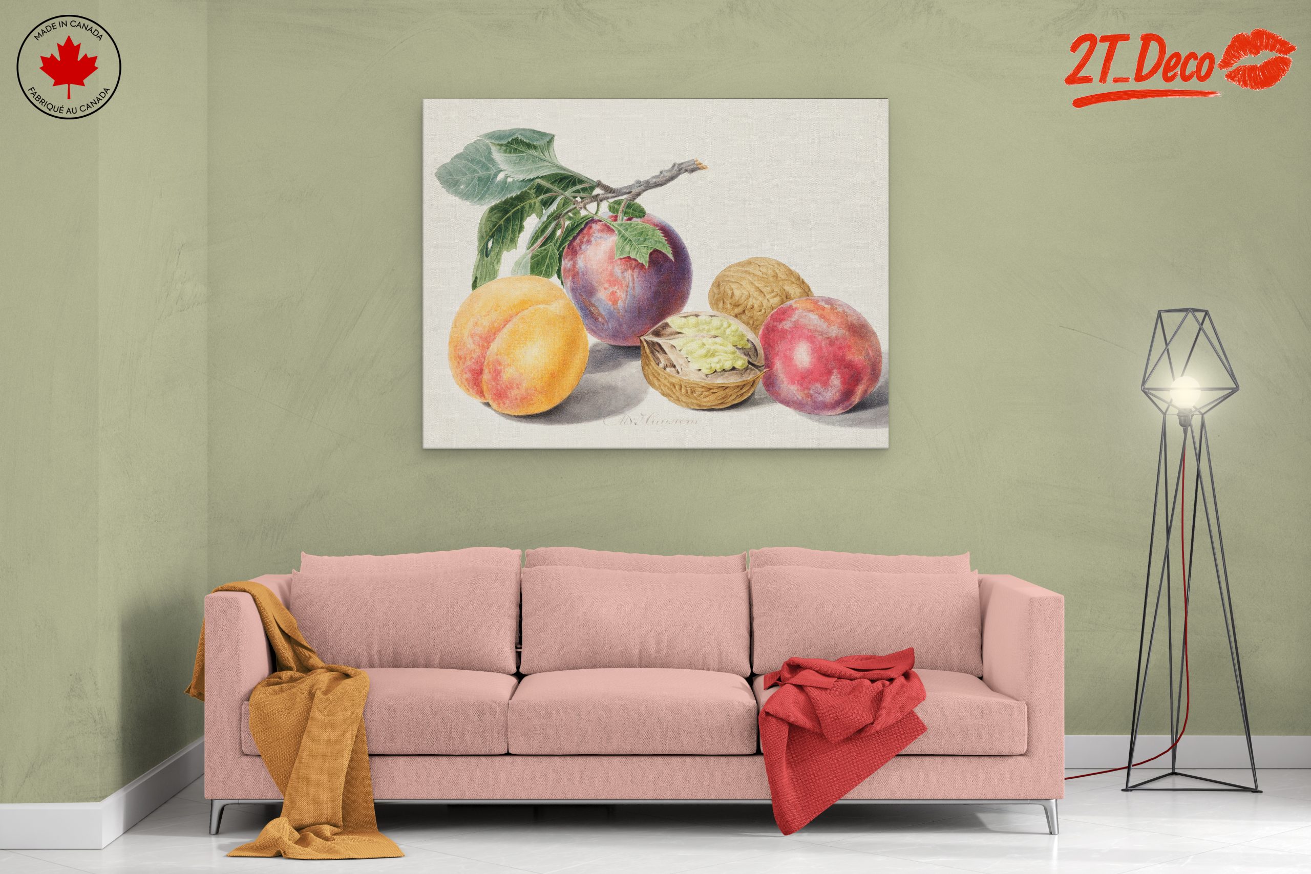 Colorful Still Life with Fruits and Nuts - Image 2