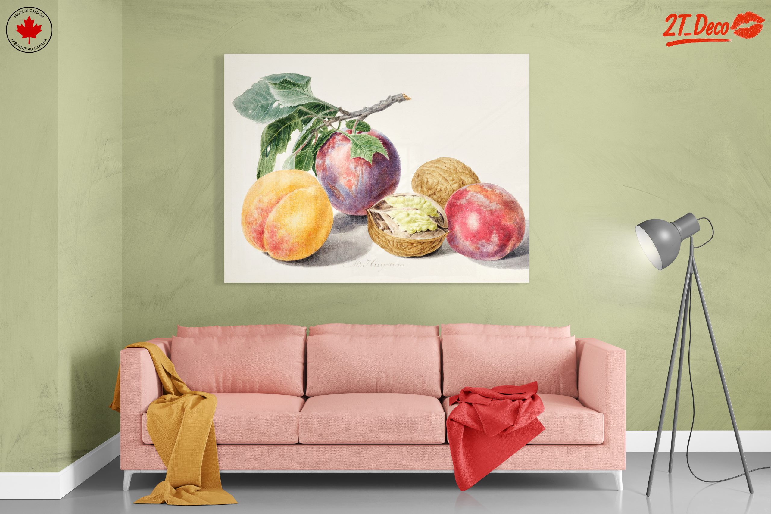 Colorful Still Life with Fruits and Nuts - Image 7