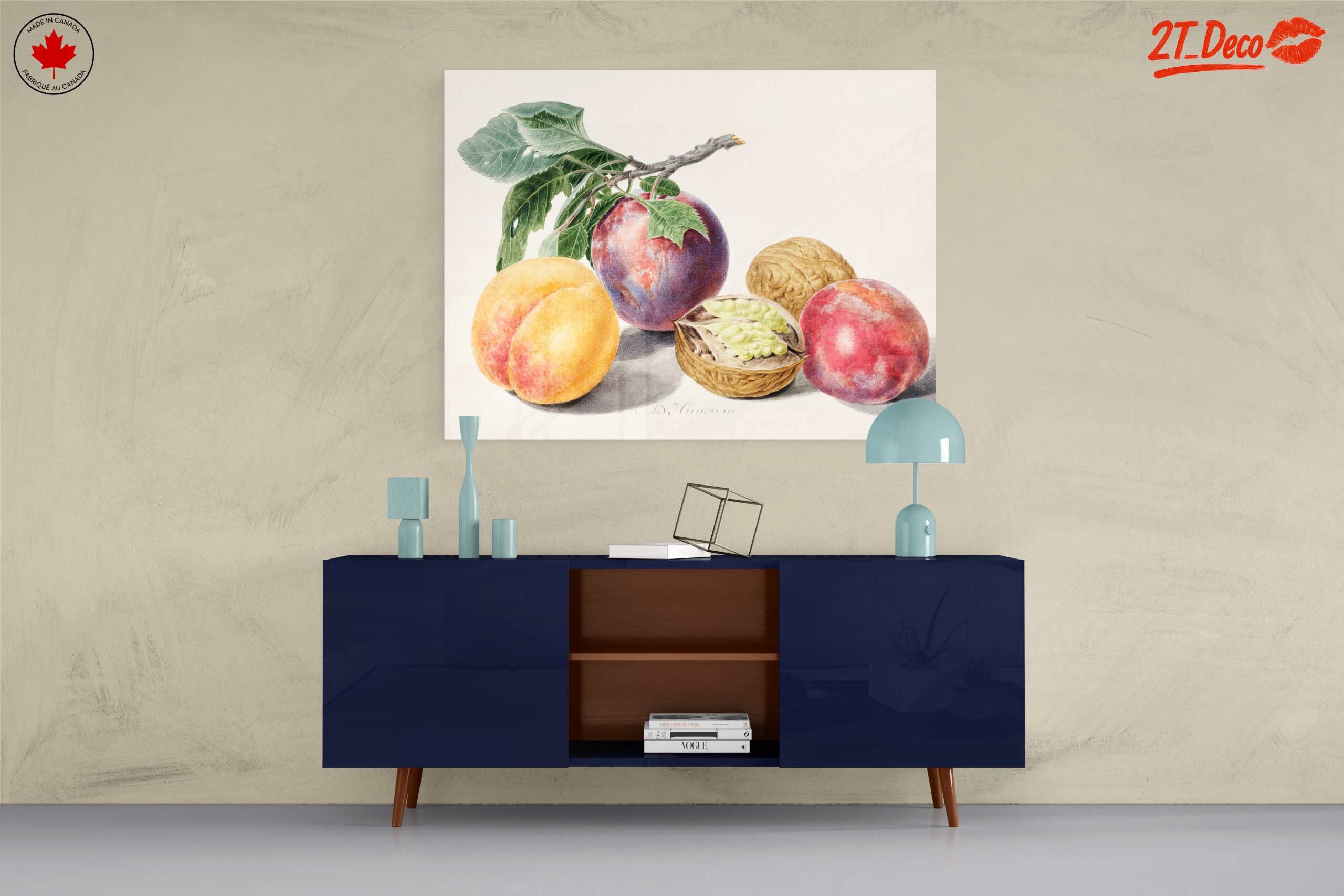 Colorful Still Life with Fruits and Nuts - Image 8