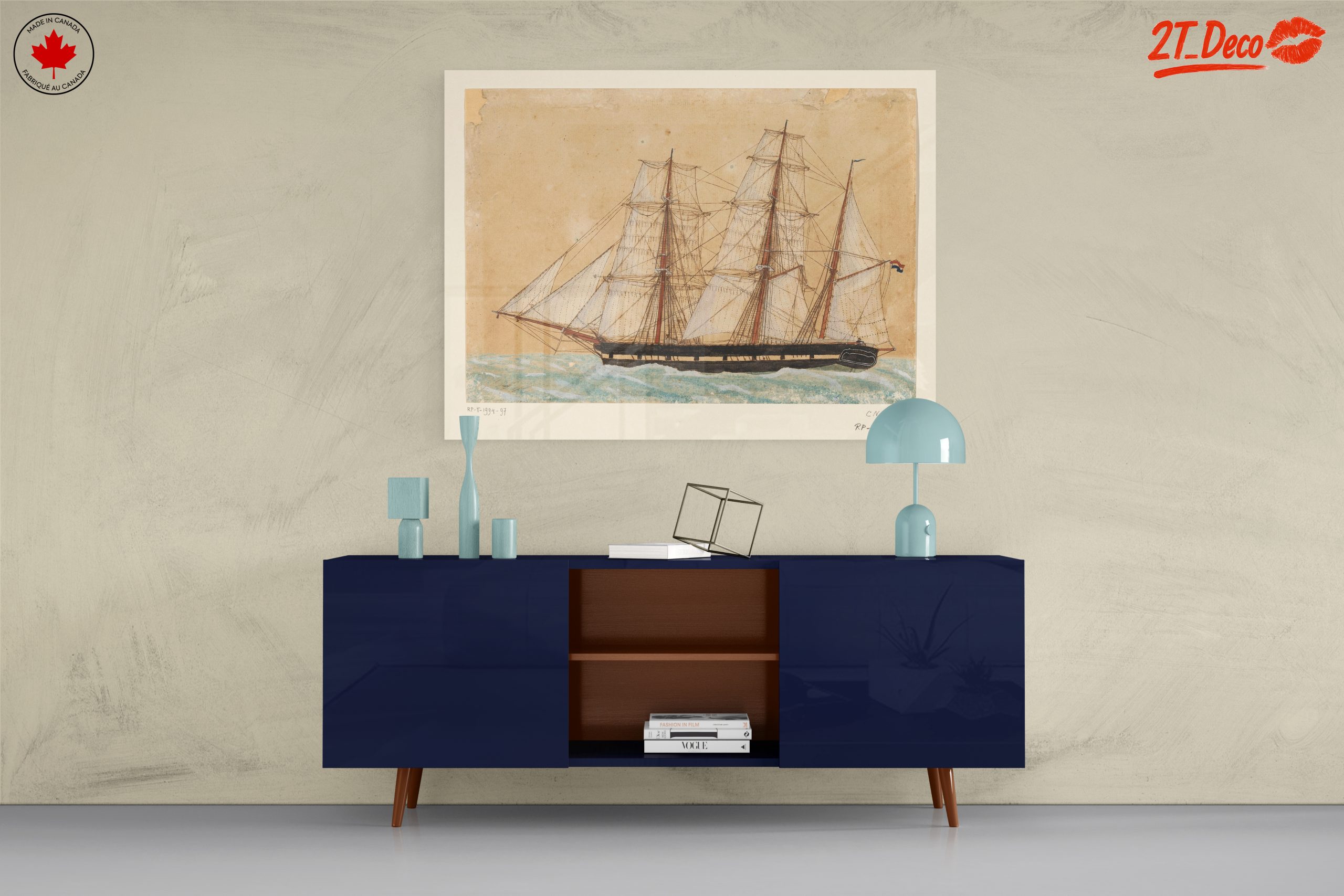 Classic Sailing Ship in Historical Maritime Scene - Image 8