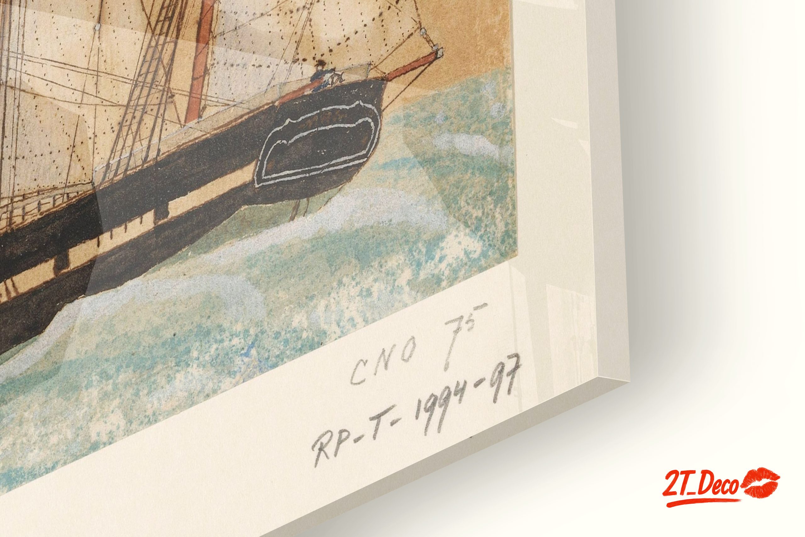 Classic Sailing Ship in Historical Maritime Scene - Image 9
