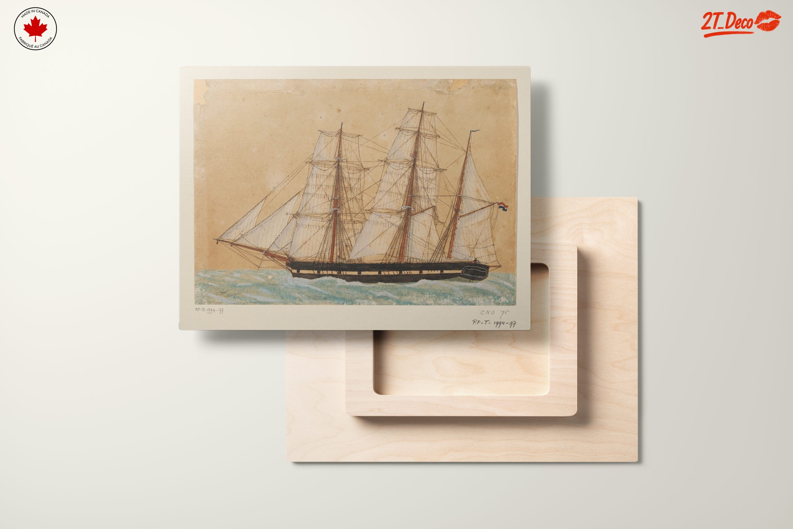 Classic Sailing Ship in Historical Maritime Scene - Image 11