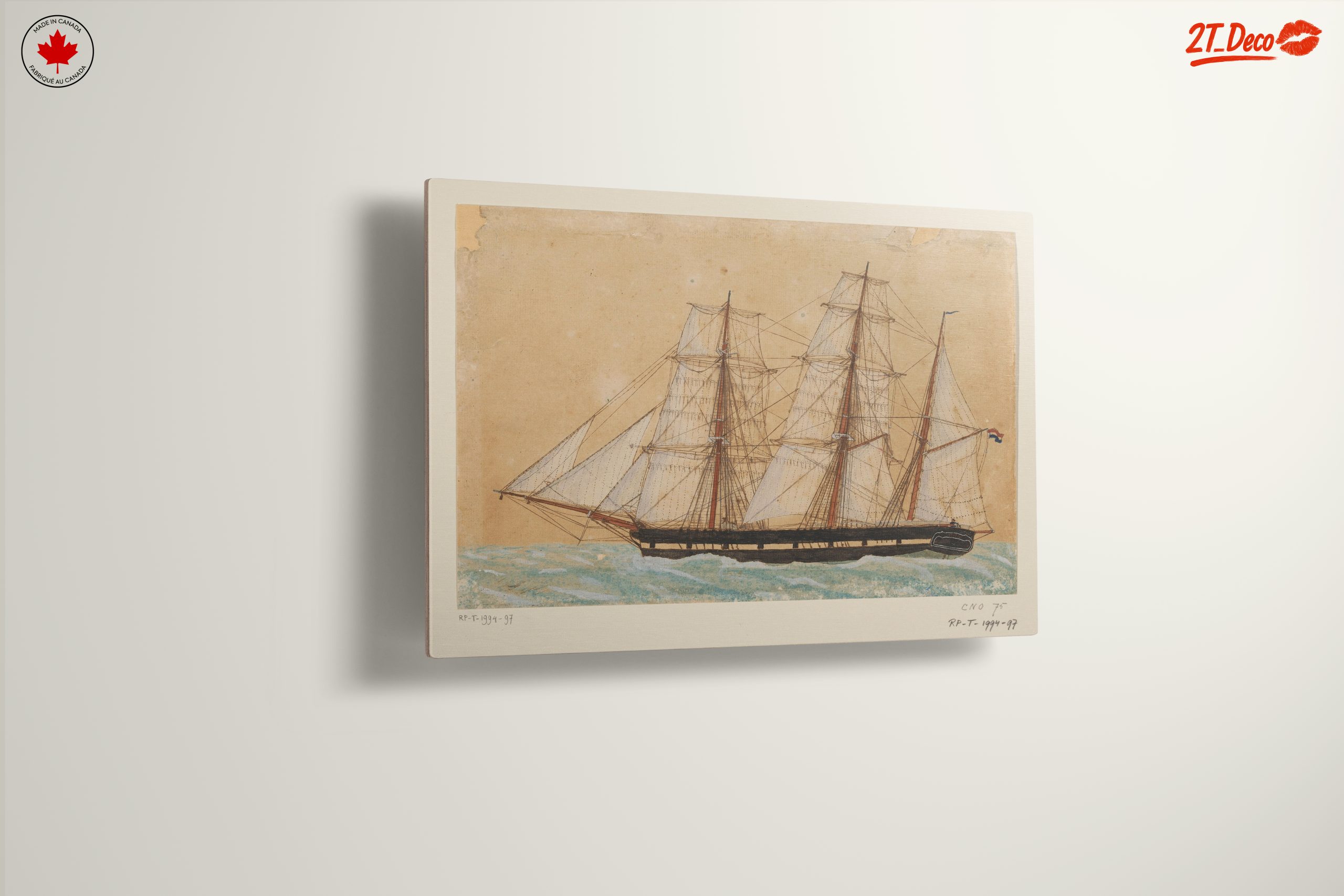 Classic Sailing Ship in Historical Maritime Scene - Image 13