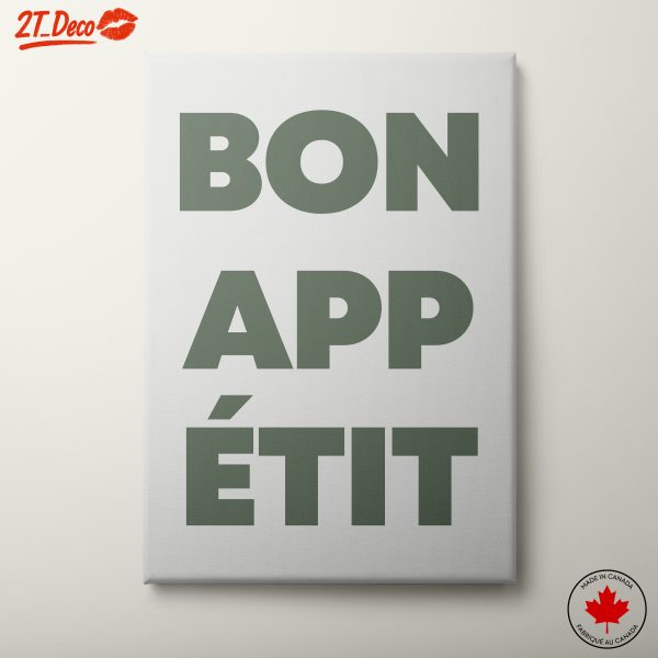 Bon Appétit Wall Art for Kitchen Decor