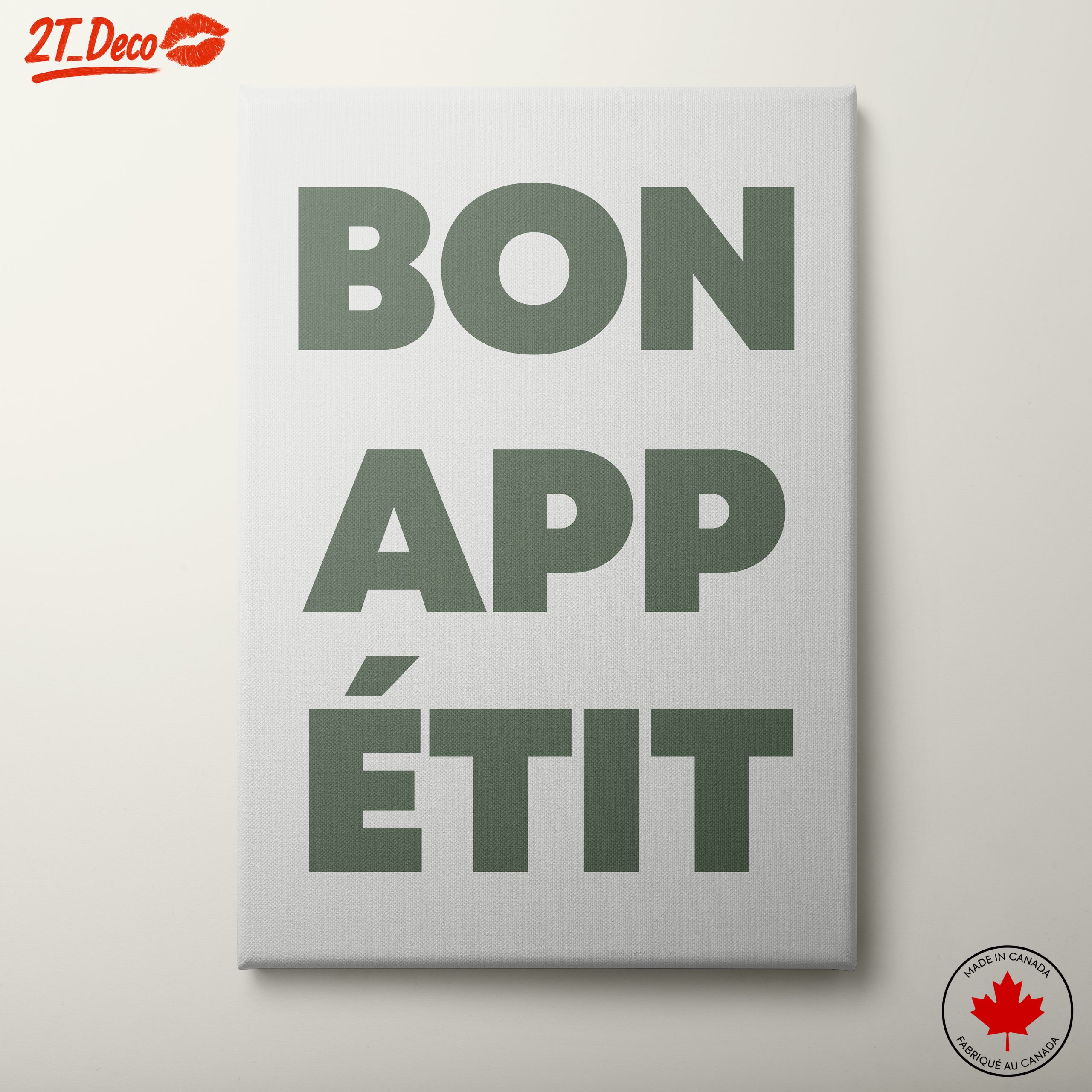 Bon Appétit Wall Art for Kitchen Decor