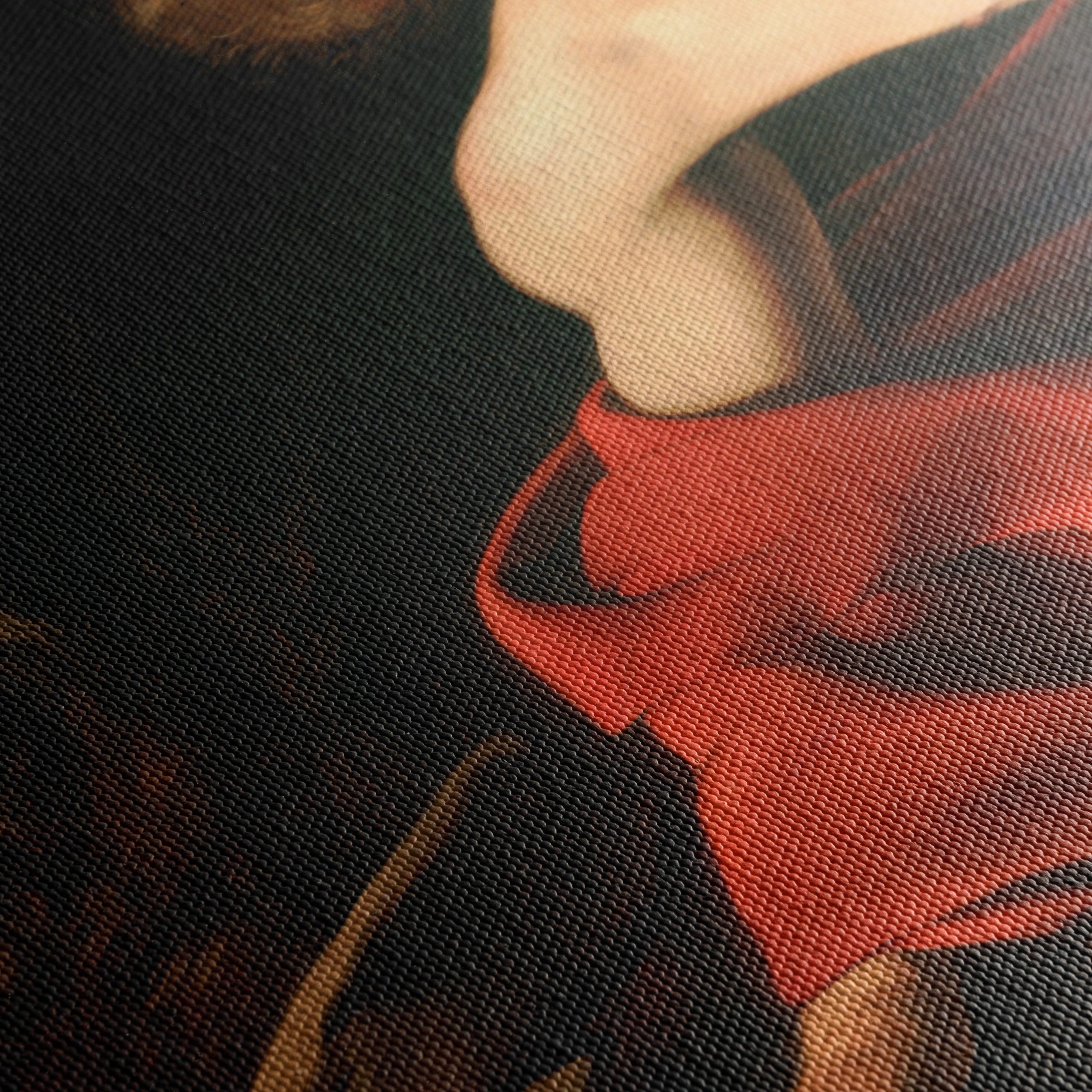 Contemporary Male Figure with Red Drapery - Image 5