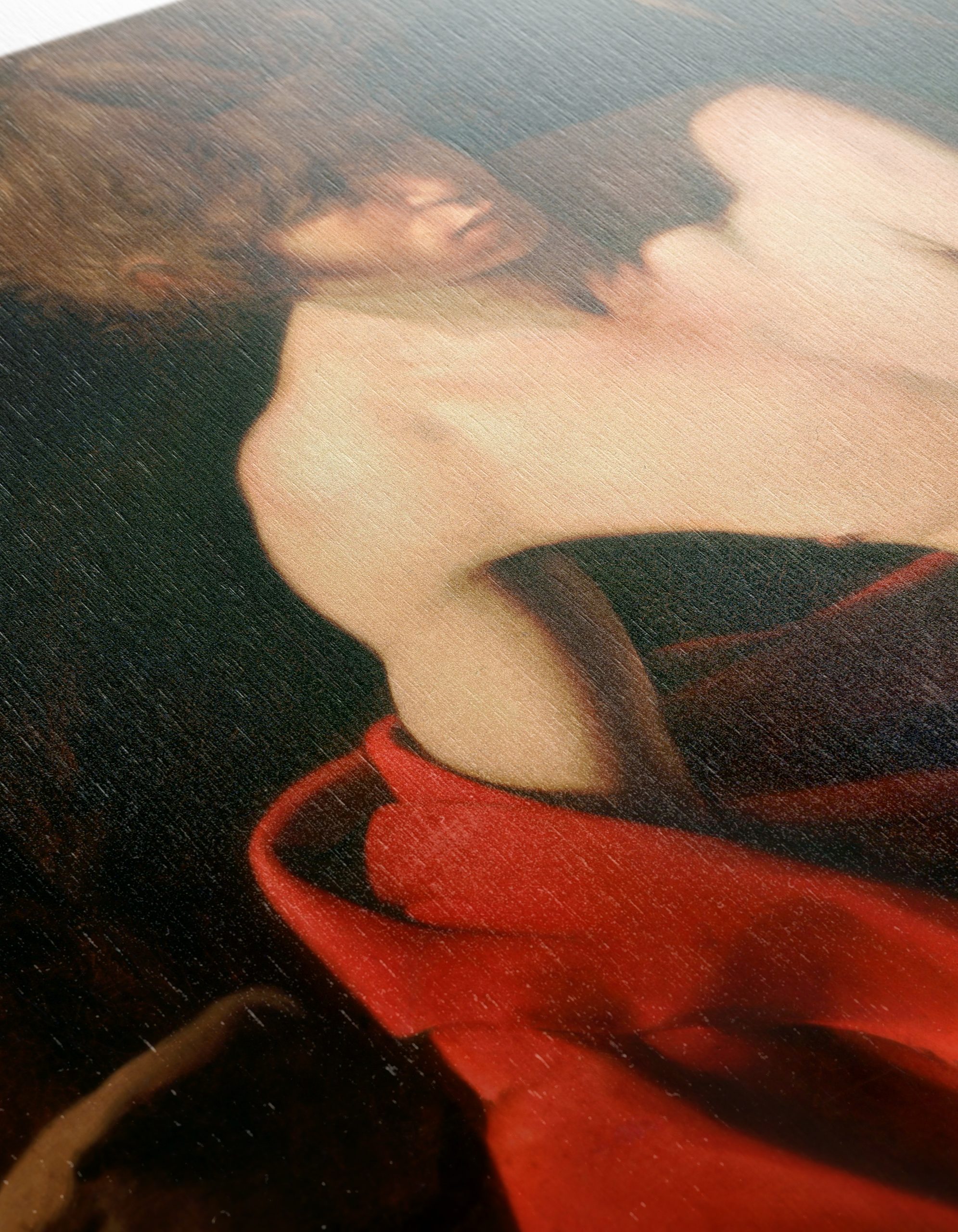 Contemporary Male Figure with Red Drapery - Image 12