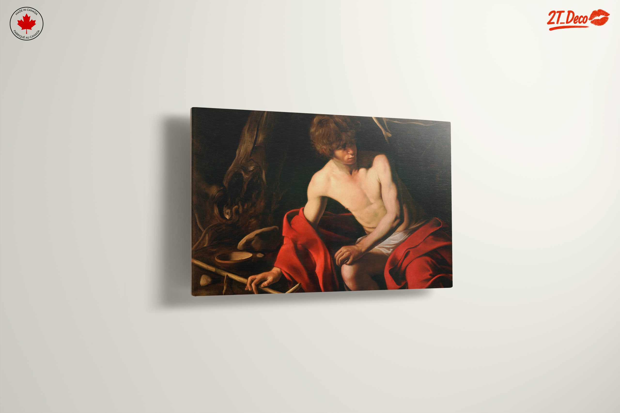 Contemporary Male Figure with Red Drapery - Image 13