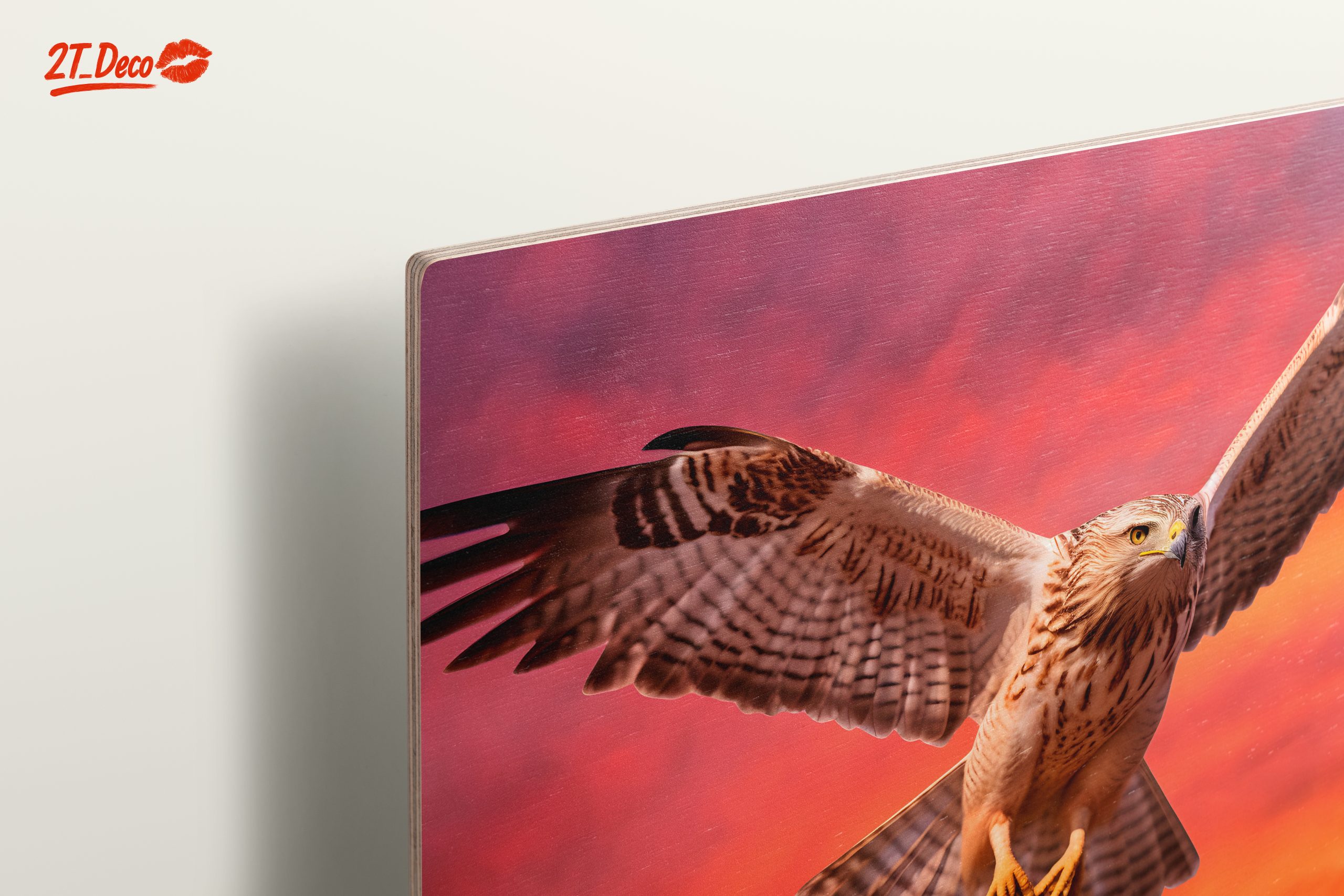 Majestic Hawk in Sunset Sky - Image 15
