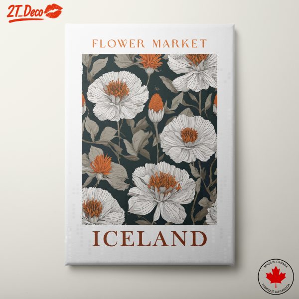 Flower Market Art Featuring Icelandic Flora