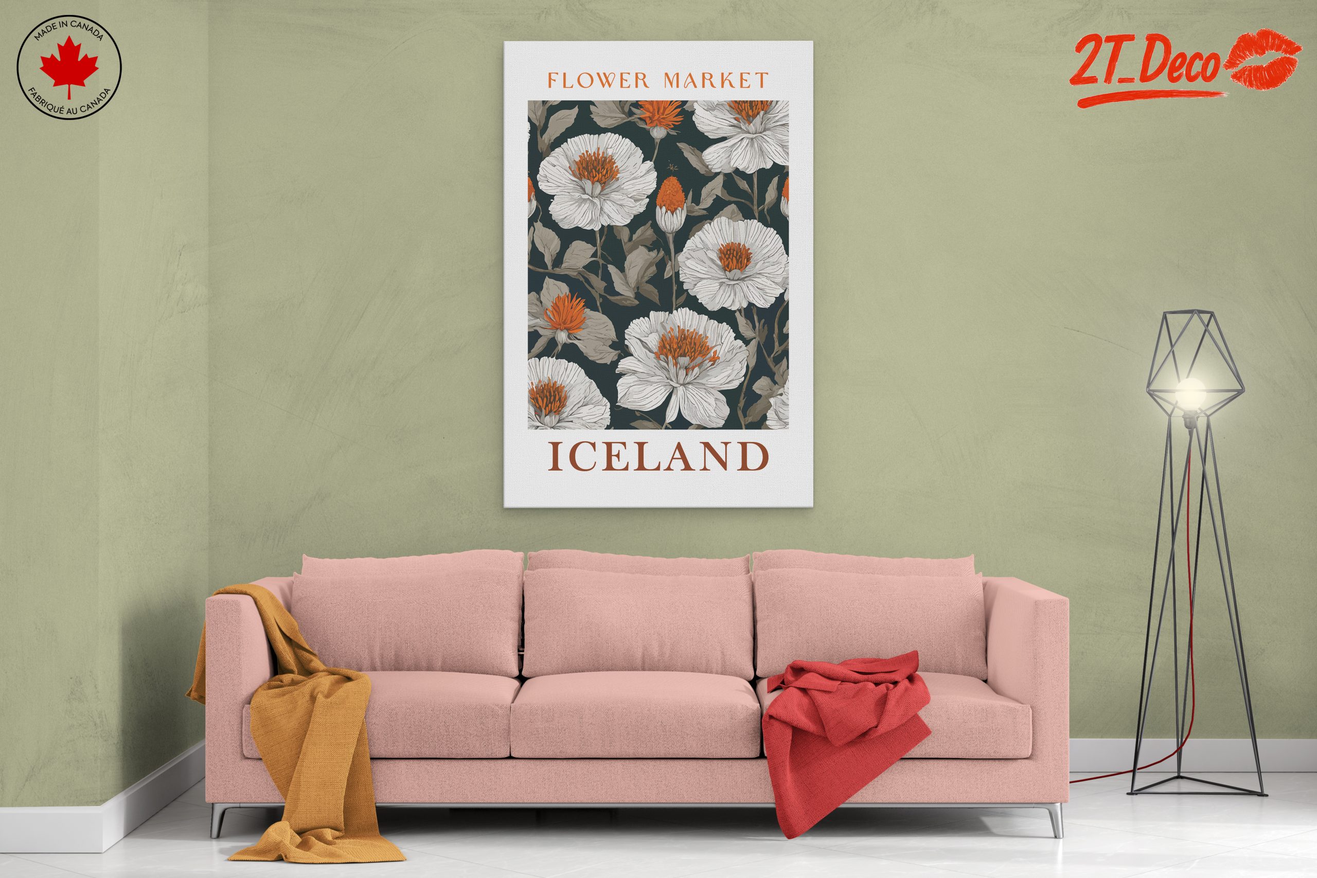Flower Market Art Featuring Icelandic Flora - Image 2