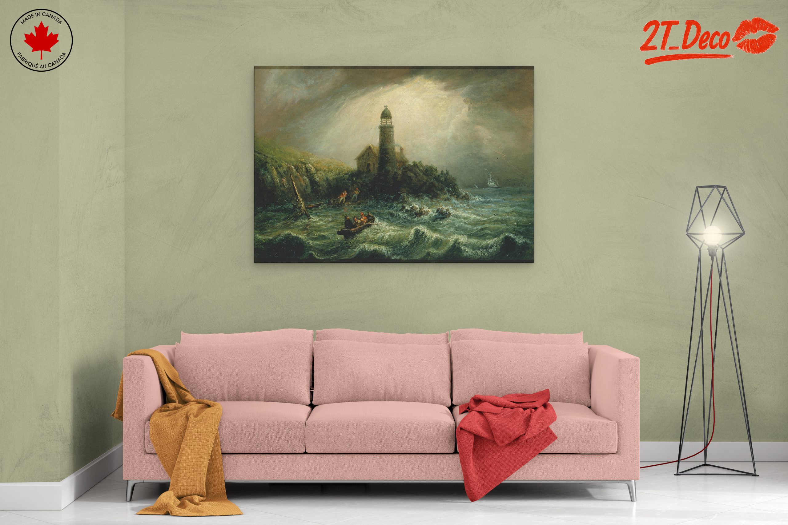 Dramatic Coastal Landscape with Lighthouse - Image 2