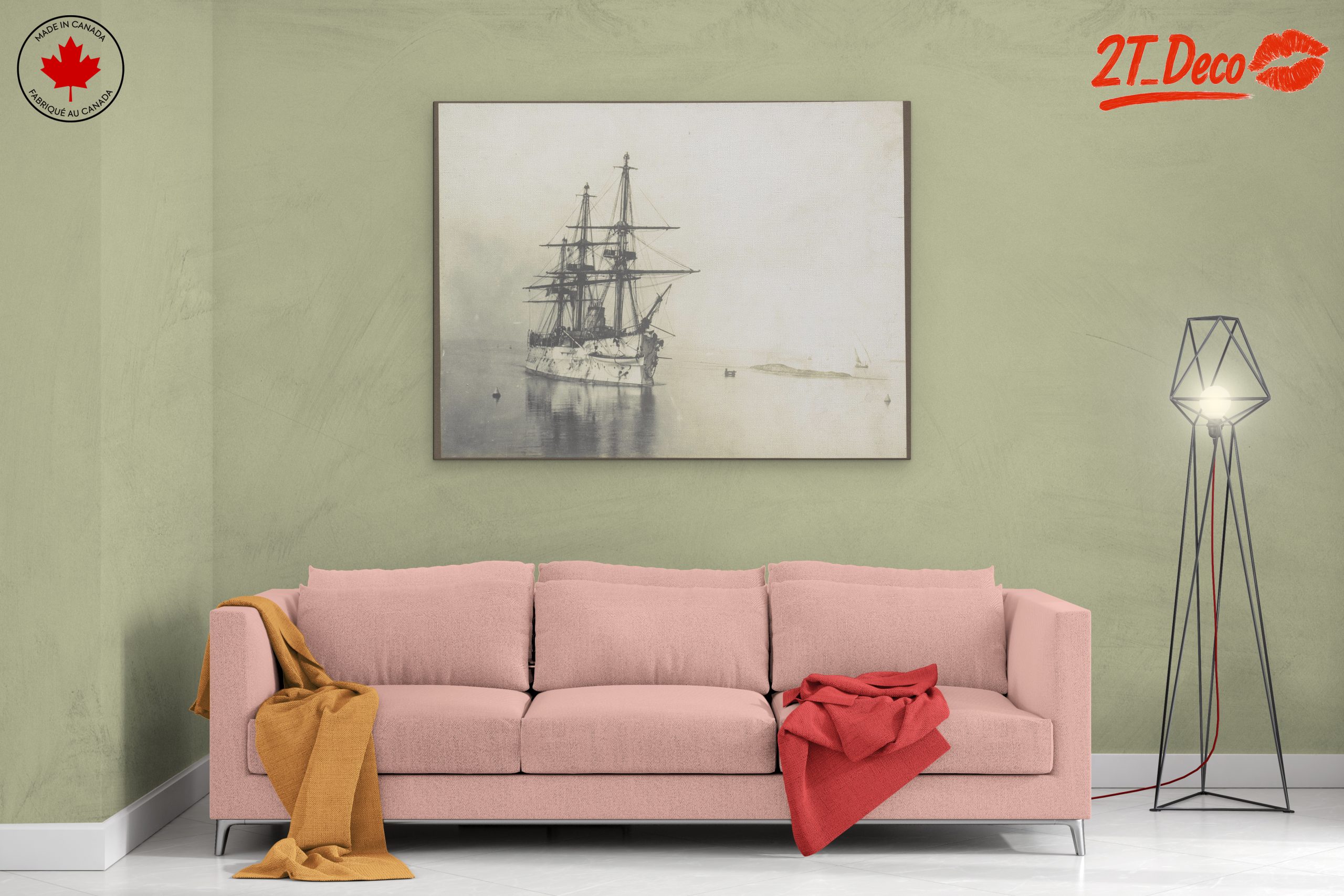 Historical Maritime Vessel at Anchor - Image 2