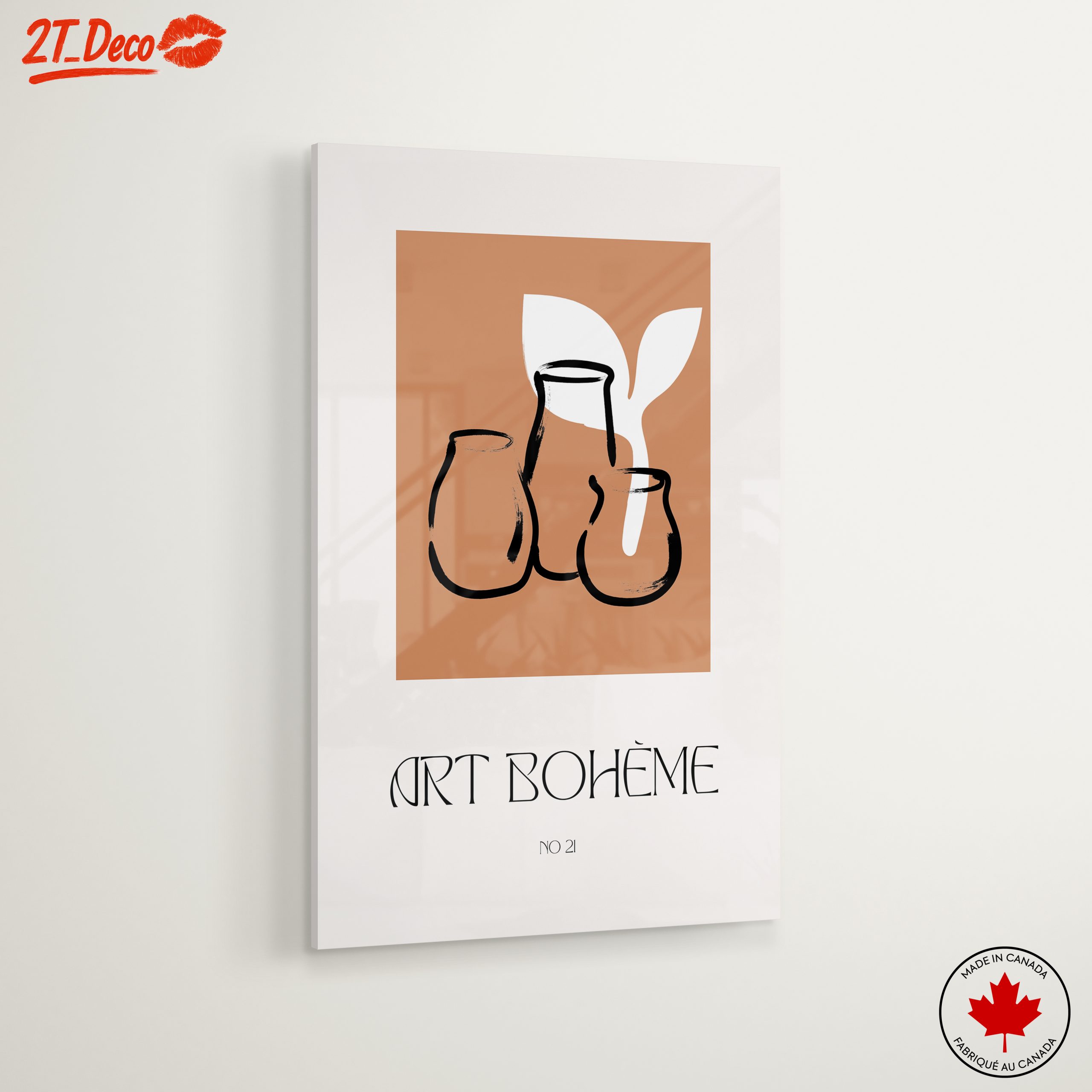 Modern Aesthetic Wall Art Featuring Abstract Vases - Image 6