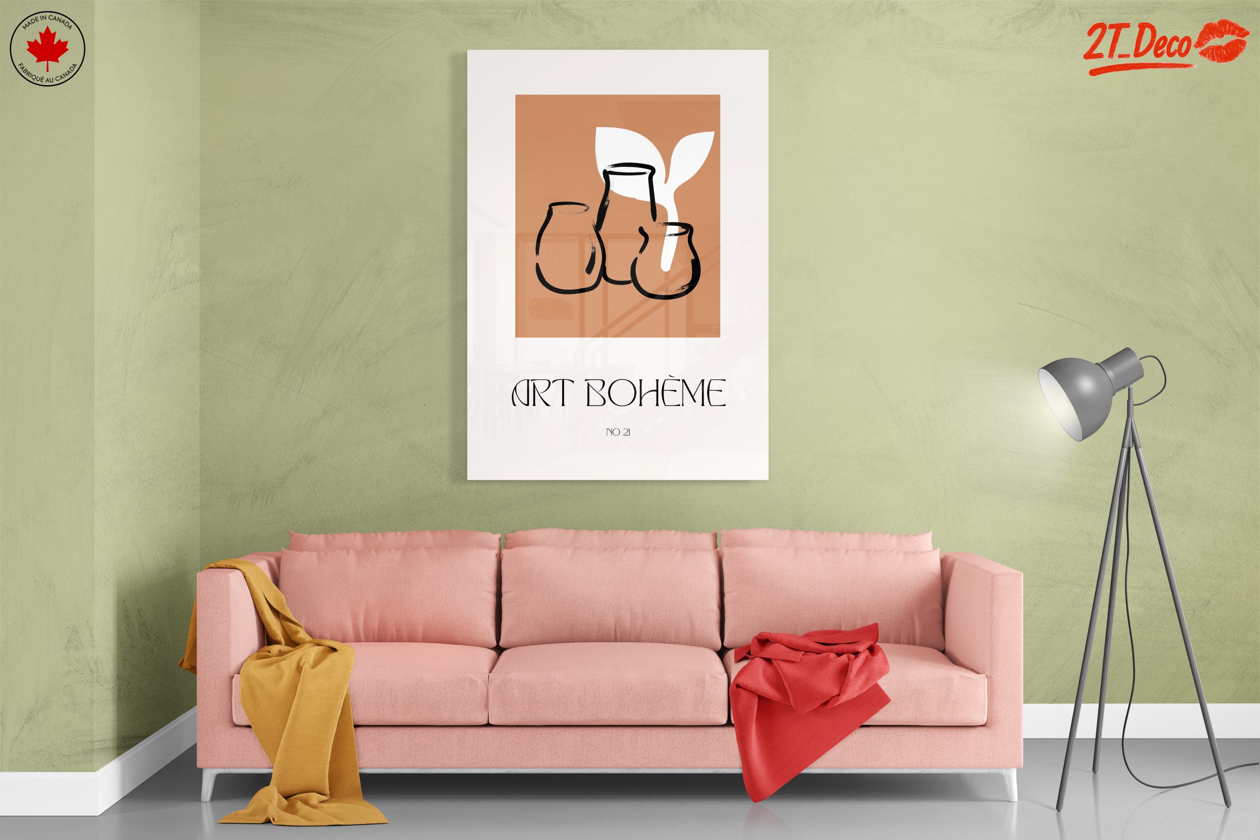 Modern Aesthetic Wall Art Featuring Abstract Vases - Image 7