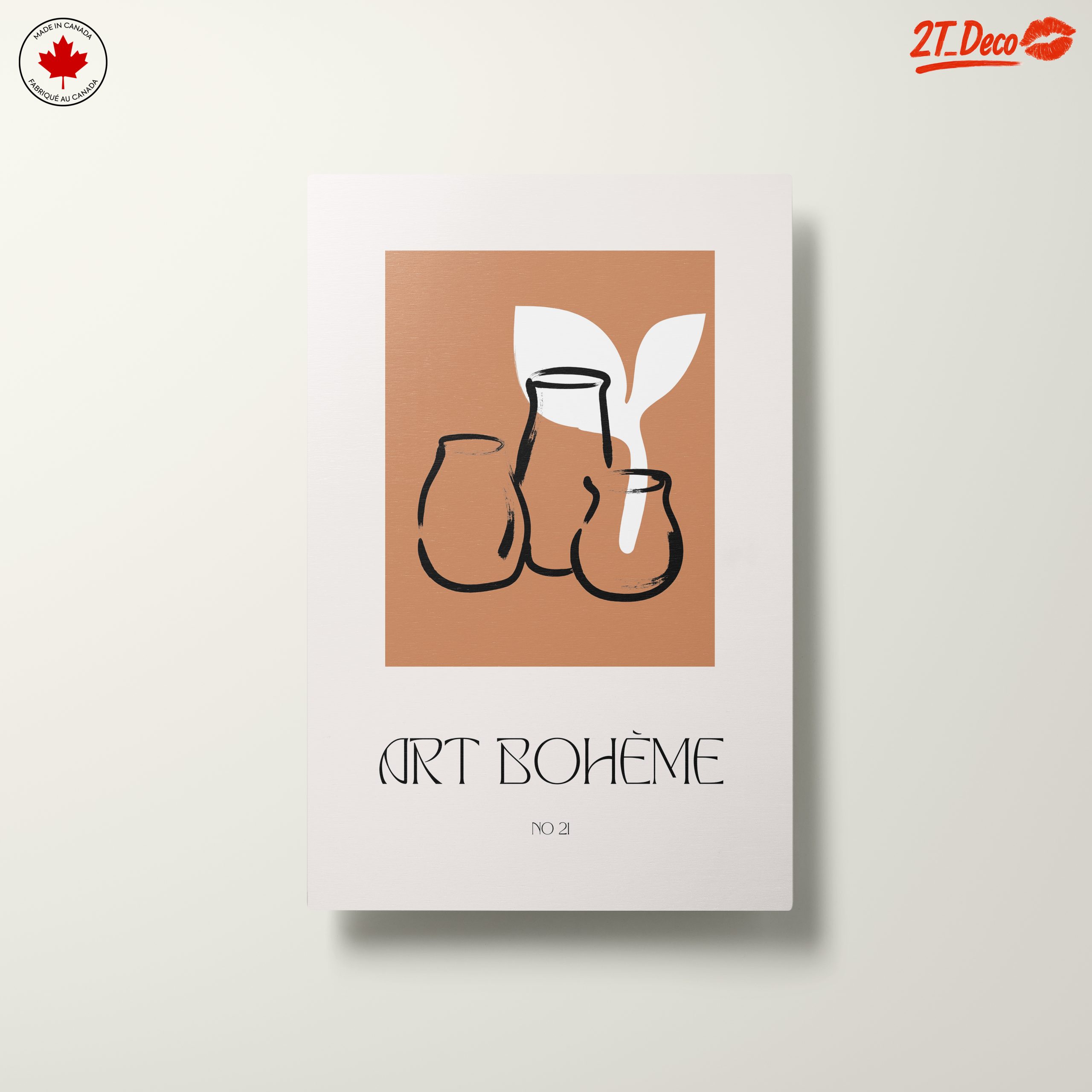 Modern Aesthetic Wall Art Featuring Abstract Vases - Image 10