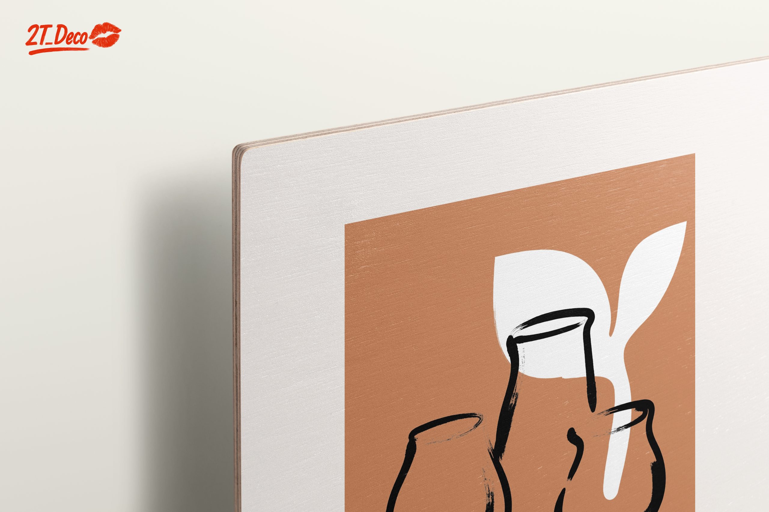 Modern Aesthetic Wall Art Featuring Abstract Vases - Image 15