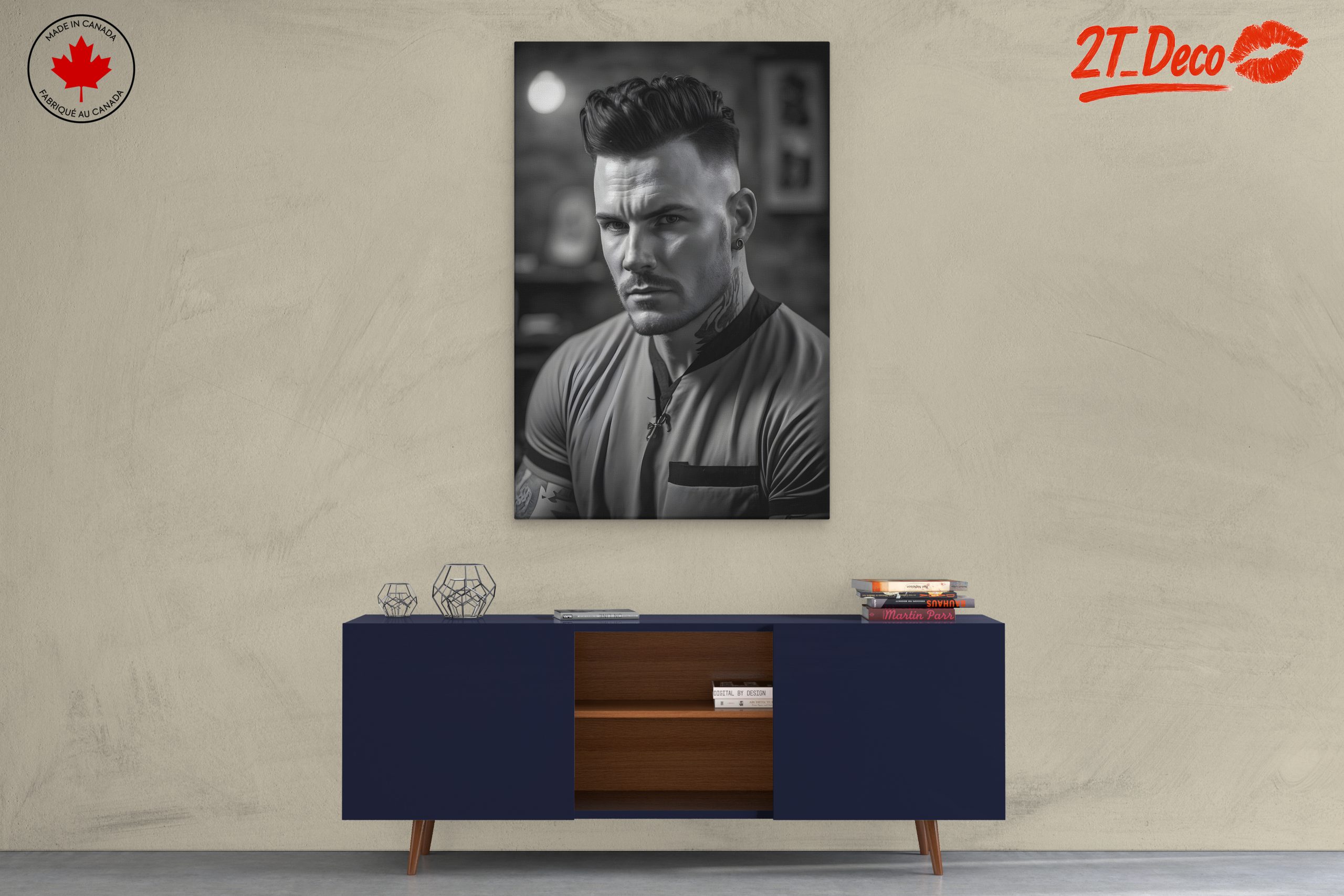 Striking Contemporary Male Portrait - Image 3