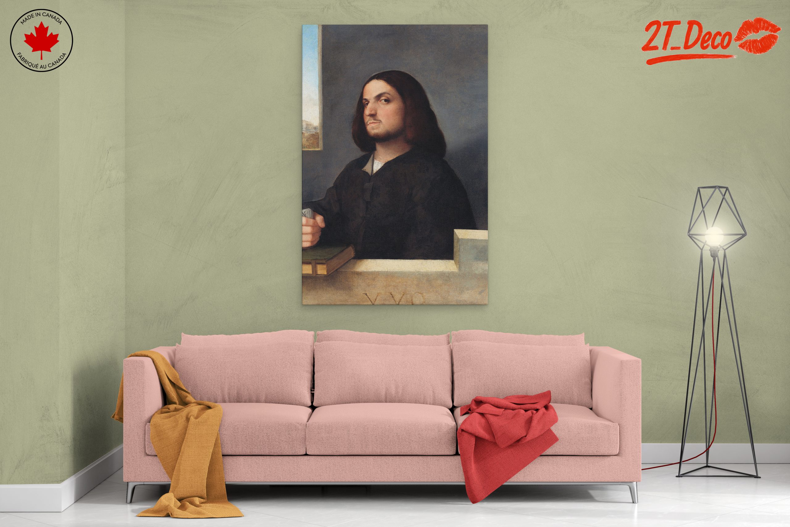 Classical Portrait with Thoughtful Expression - Image 2