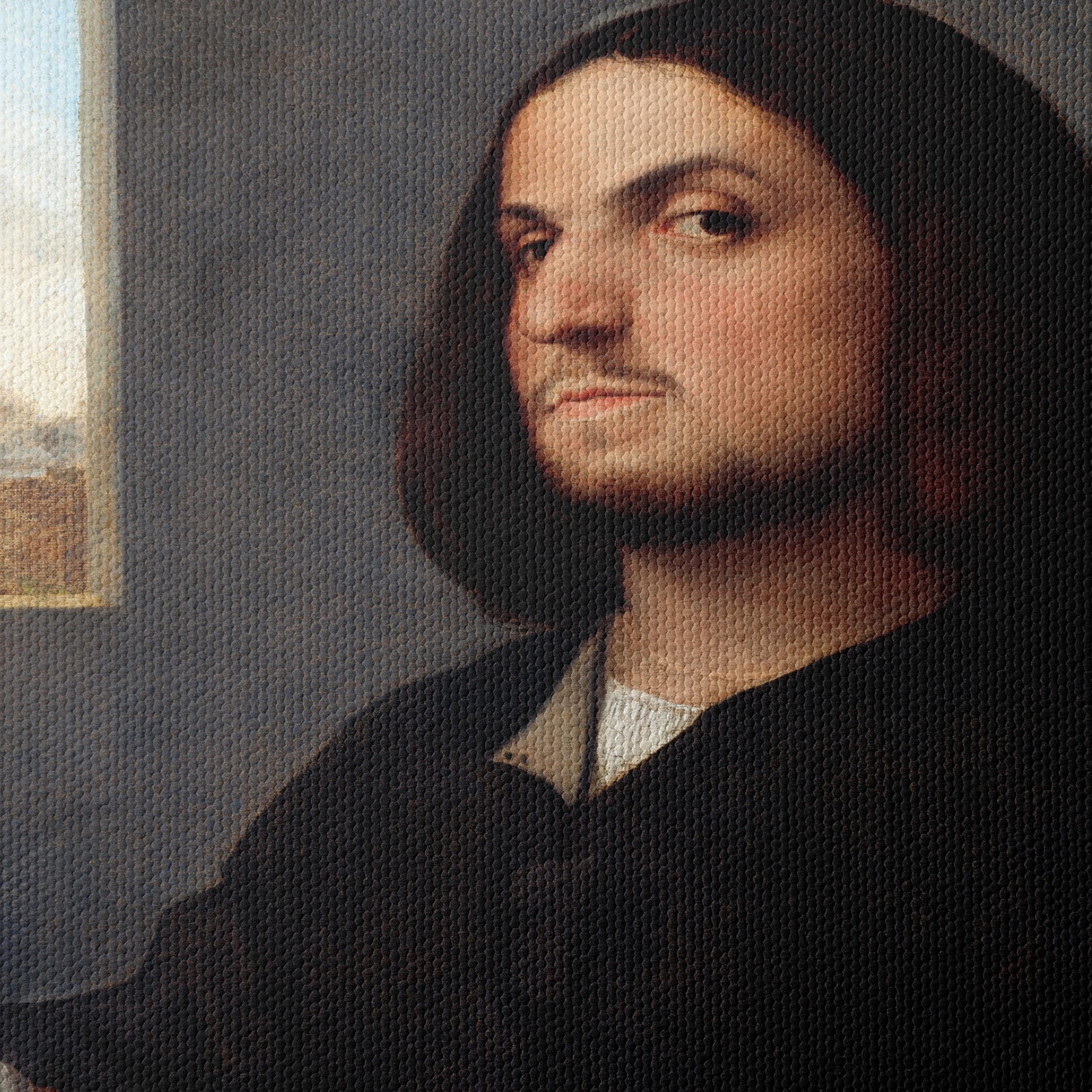 Classical Portrait with Thoughtful Expression - Image 4