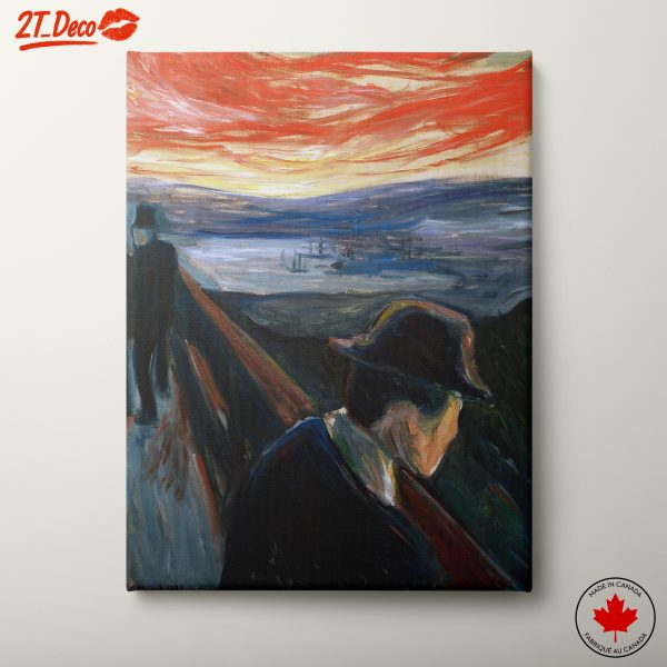 Emotive Portrait Art Inspired by Edvard Munch