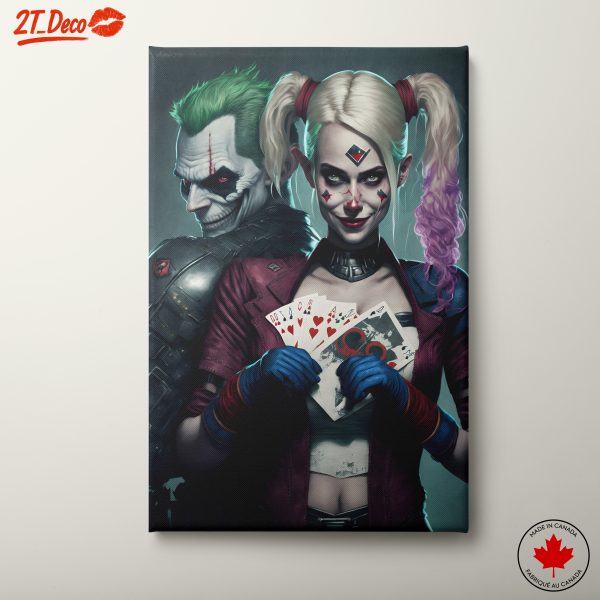 Harley Quinn and Joker Comic Art